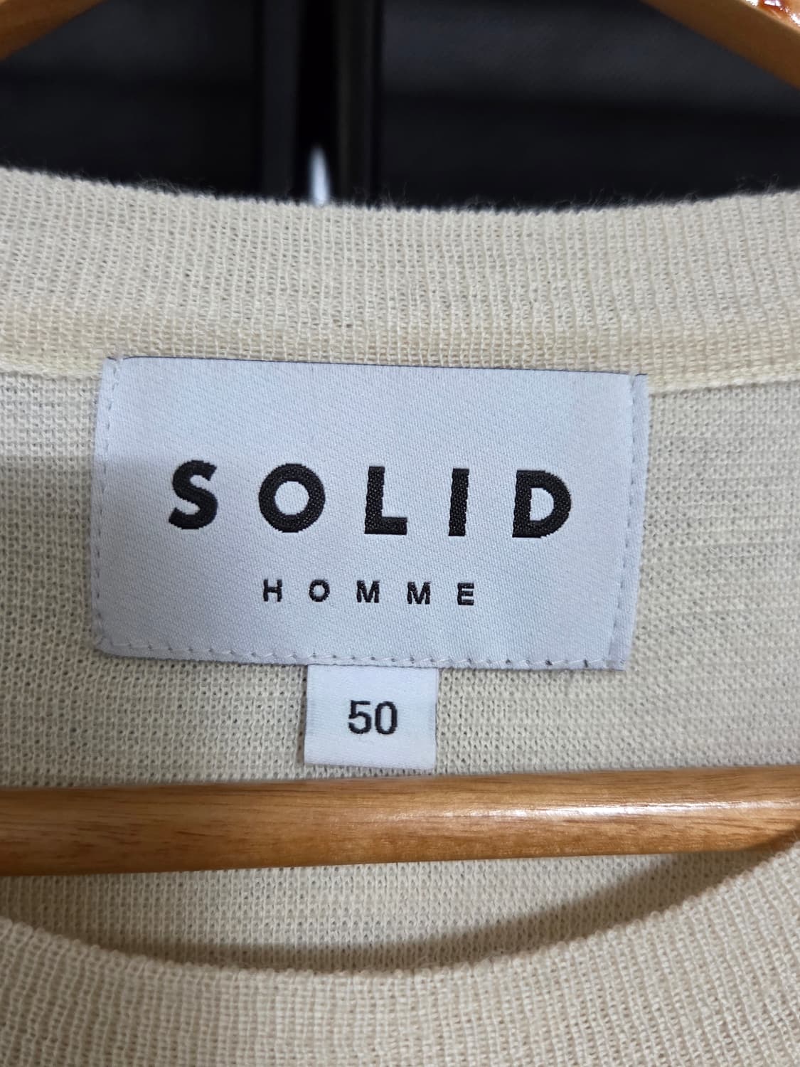 [솔리드옴므] 멀티 스트라이프 크루넥 반팔 니트 | 00081 상품이미지3