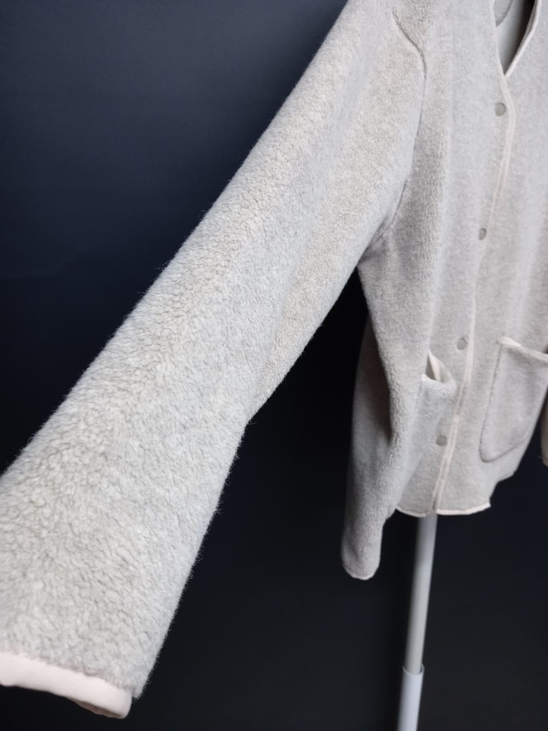 톰보이 춘추동 부클비숑 루즈박시핏 점퍼 F 44-77 상품이미지4