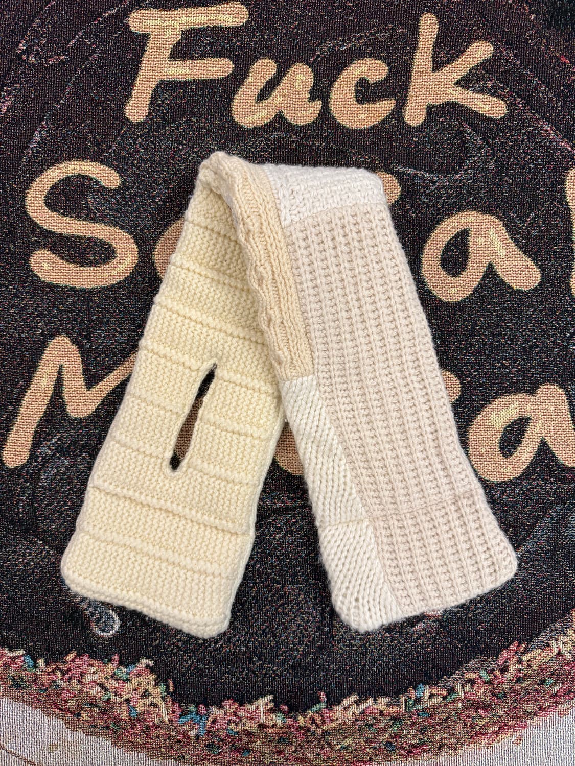 캐피탈 니트 머플러 상품이미지2