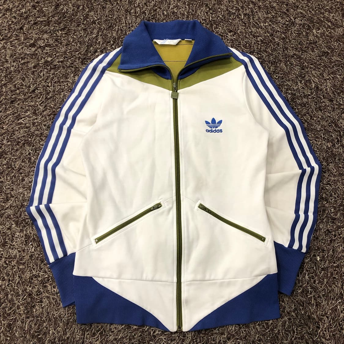 아디다스 흰파 파이어버드 화이트 져지 트랙 자켓 상품이미지1