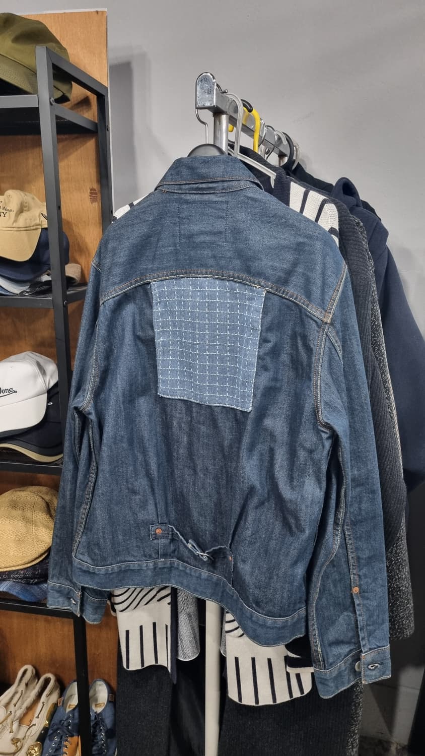 levis 1세대 커스텀 청자켓 95적당(가슴단면51) 상태매우좋음 상품이미지3