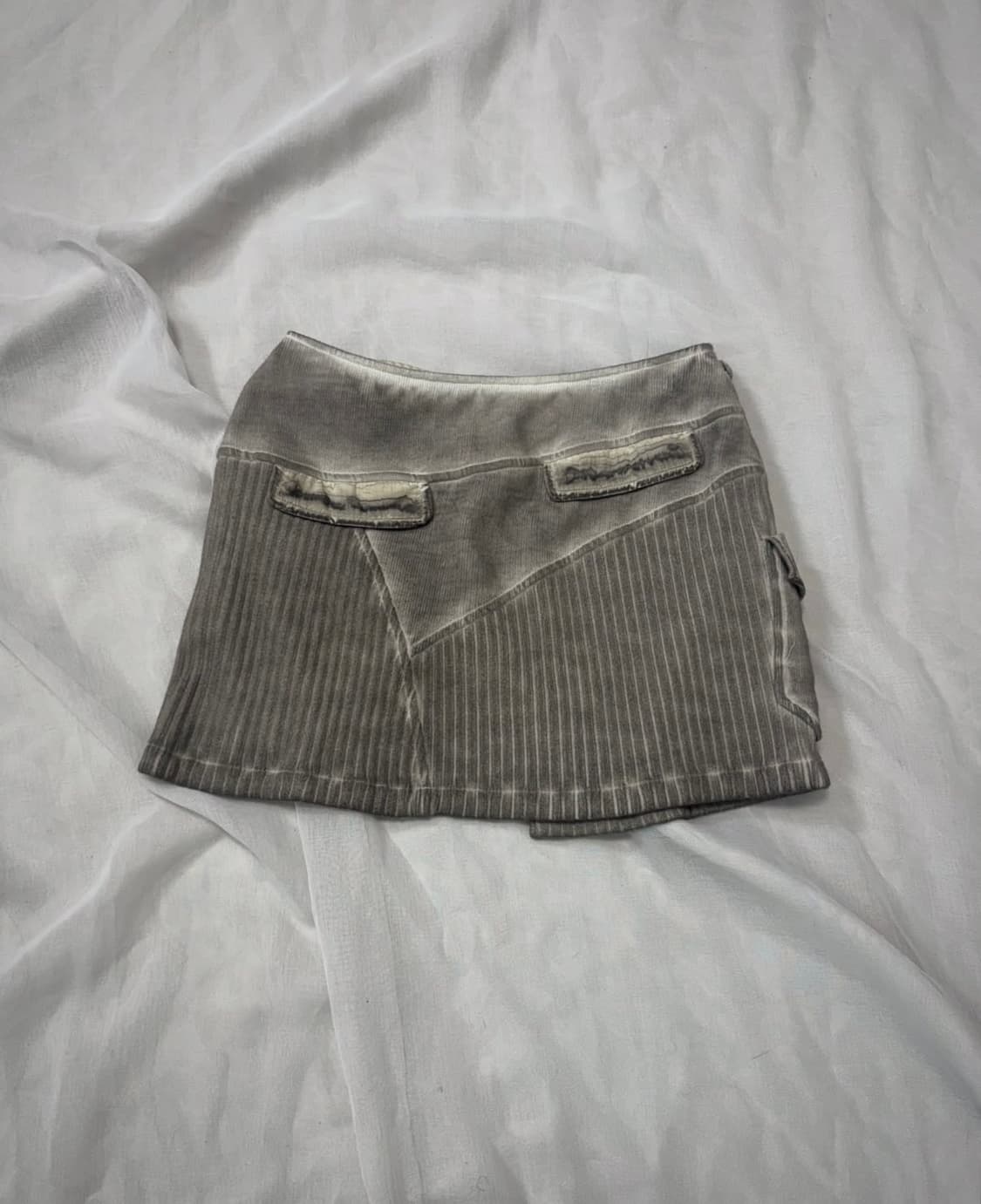 Grailz 루나 니트 바이커 스커트 상품이미지4