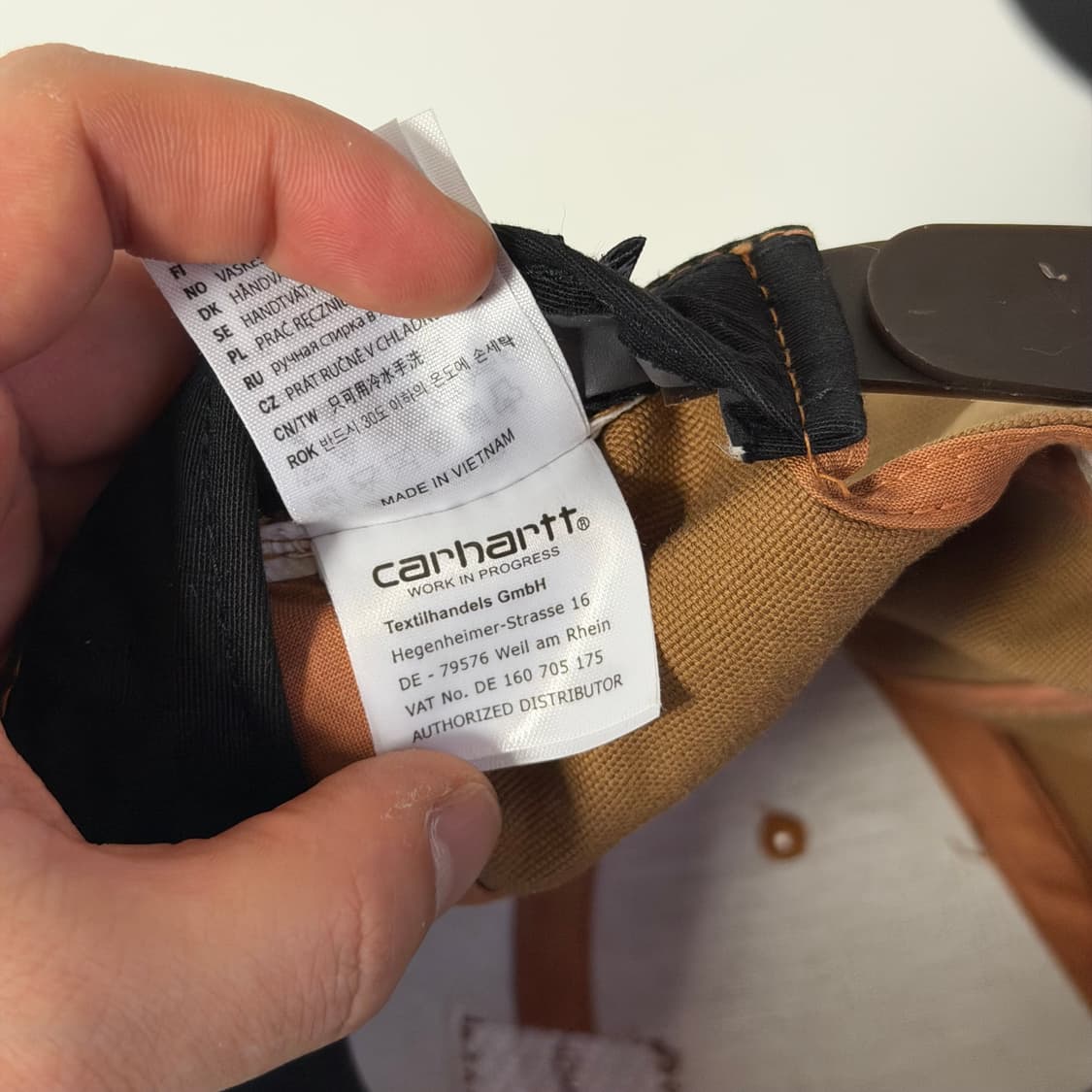 칼하트Wip x 스타터 스냅백 모자 상품이미지7