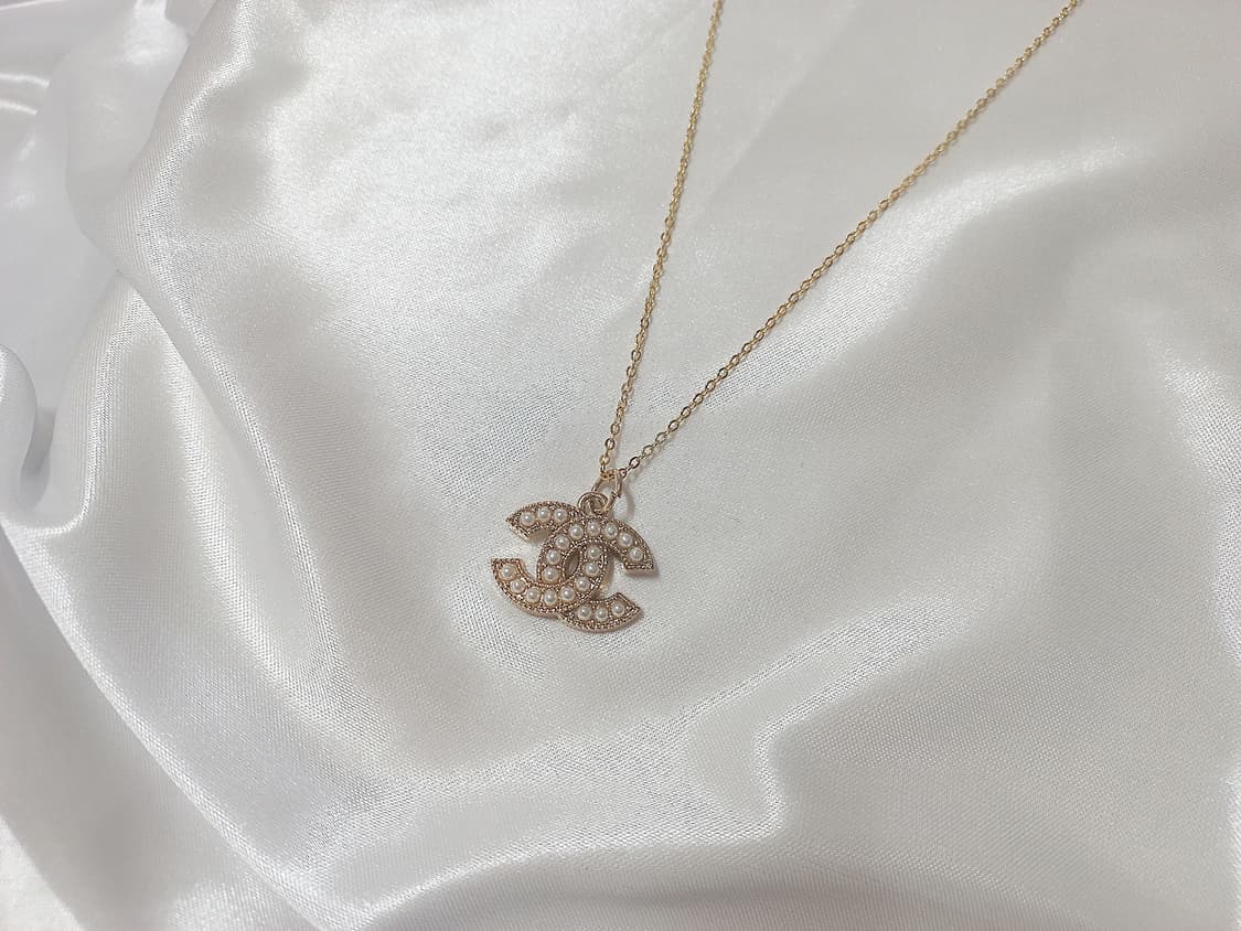 [chanel] 샤넬 빈티지 정품 참단추 업사이클링 목걸이 빈티지진주 상품이미지4