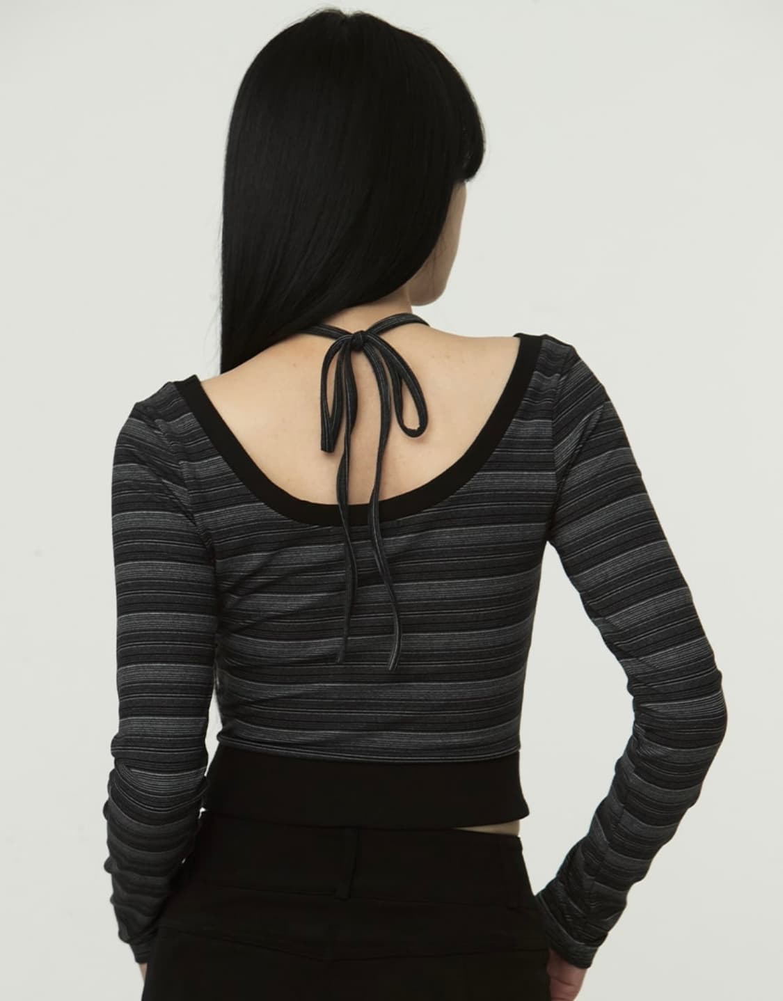 큐리티 U넥 스트라이프 롱슬리브 상품이미지3