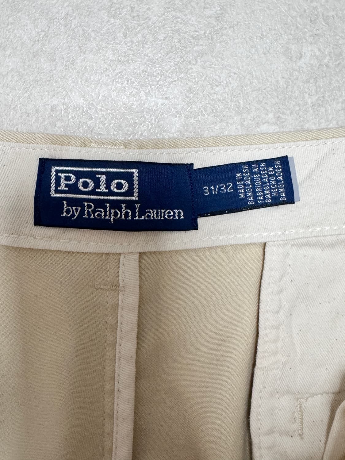 폴로 휘츠먼 릴랙스핏 치노팬츠 크림색 팝니다 상품이미지4