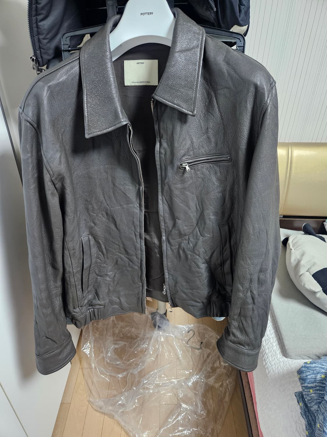 포터리 고트 레더 다크브라운  상품이미지1