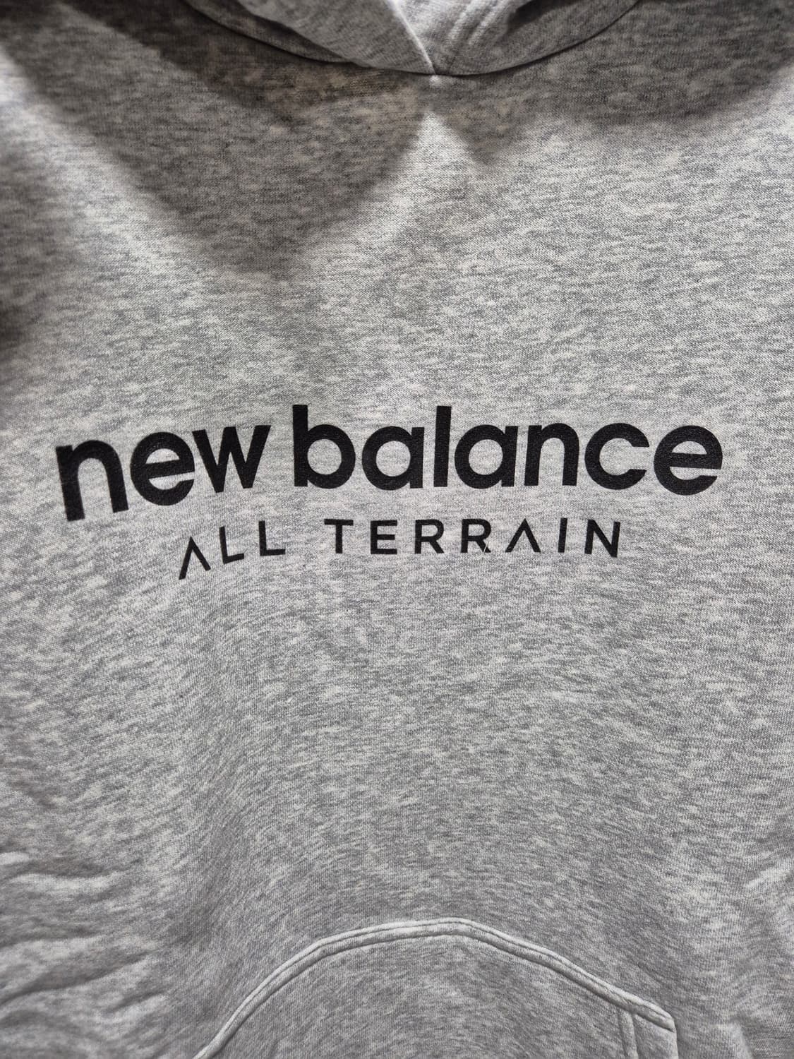 (세일)(새상품)뉴발란스 올 터레인 기모 후드티 그레이 상품이미지3