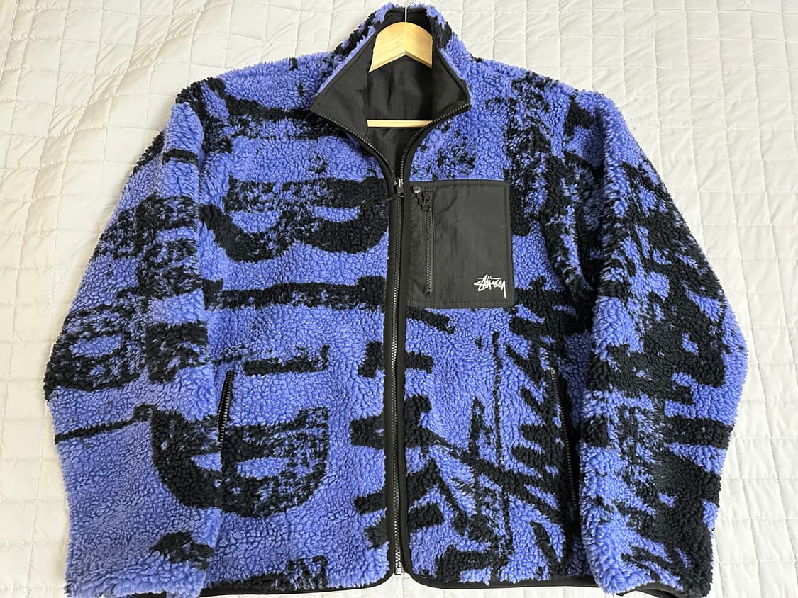 스투시 쉐르파 리버시블 자켓 (L) 상품이미지1