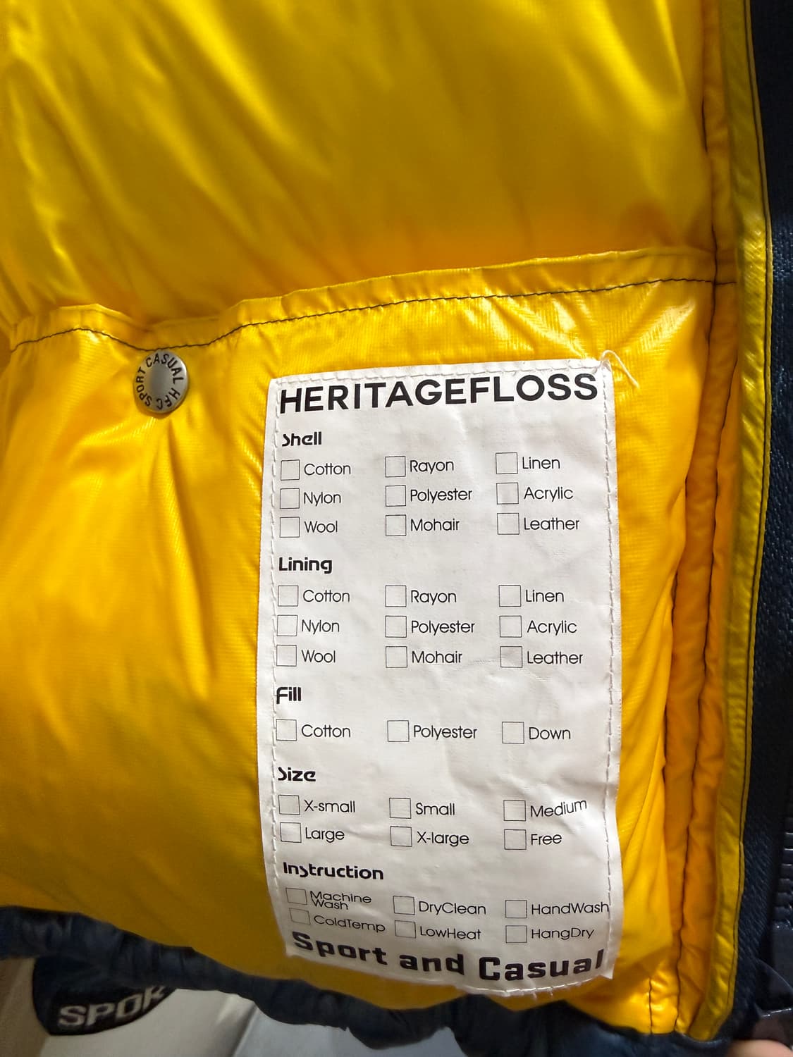 헤리티지 플로스 패딩 L 상품이미지4