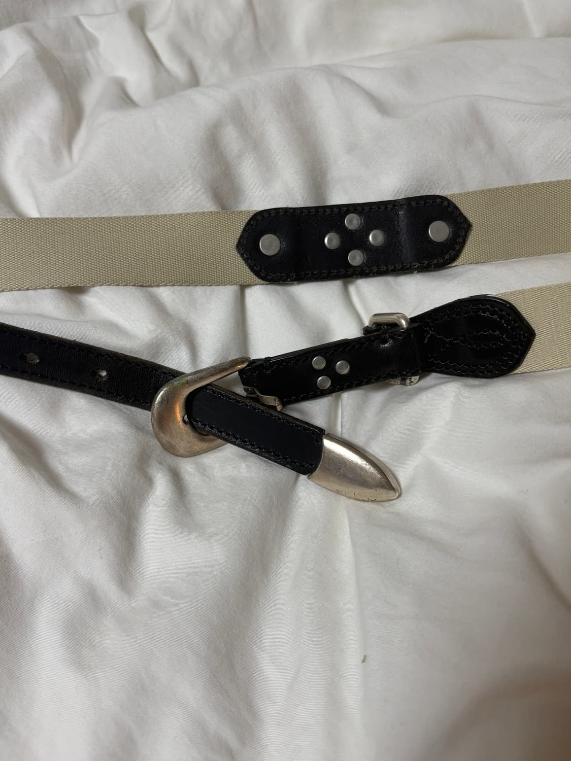 아워레가시 가우초벨트 오프화이트 상품이미지3