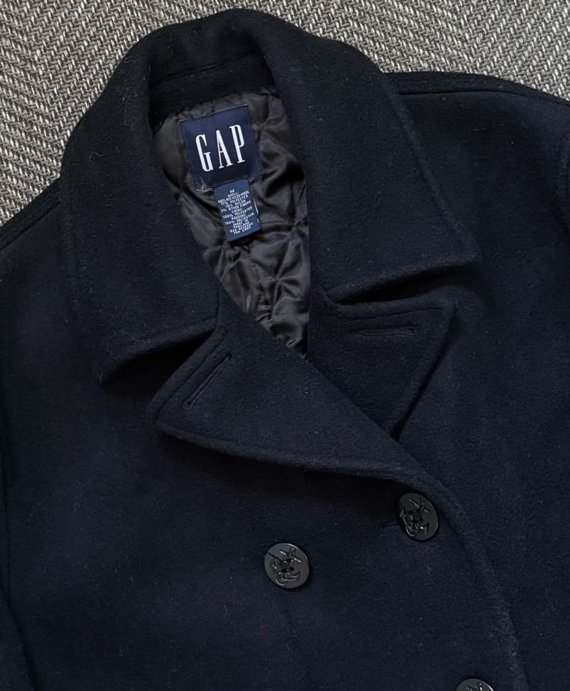 90s 올드 갭 울 피코트 상품이미지2