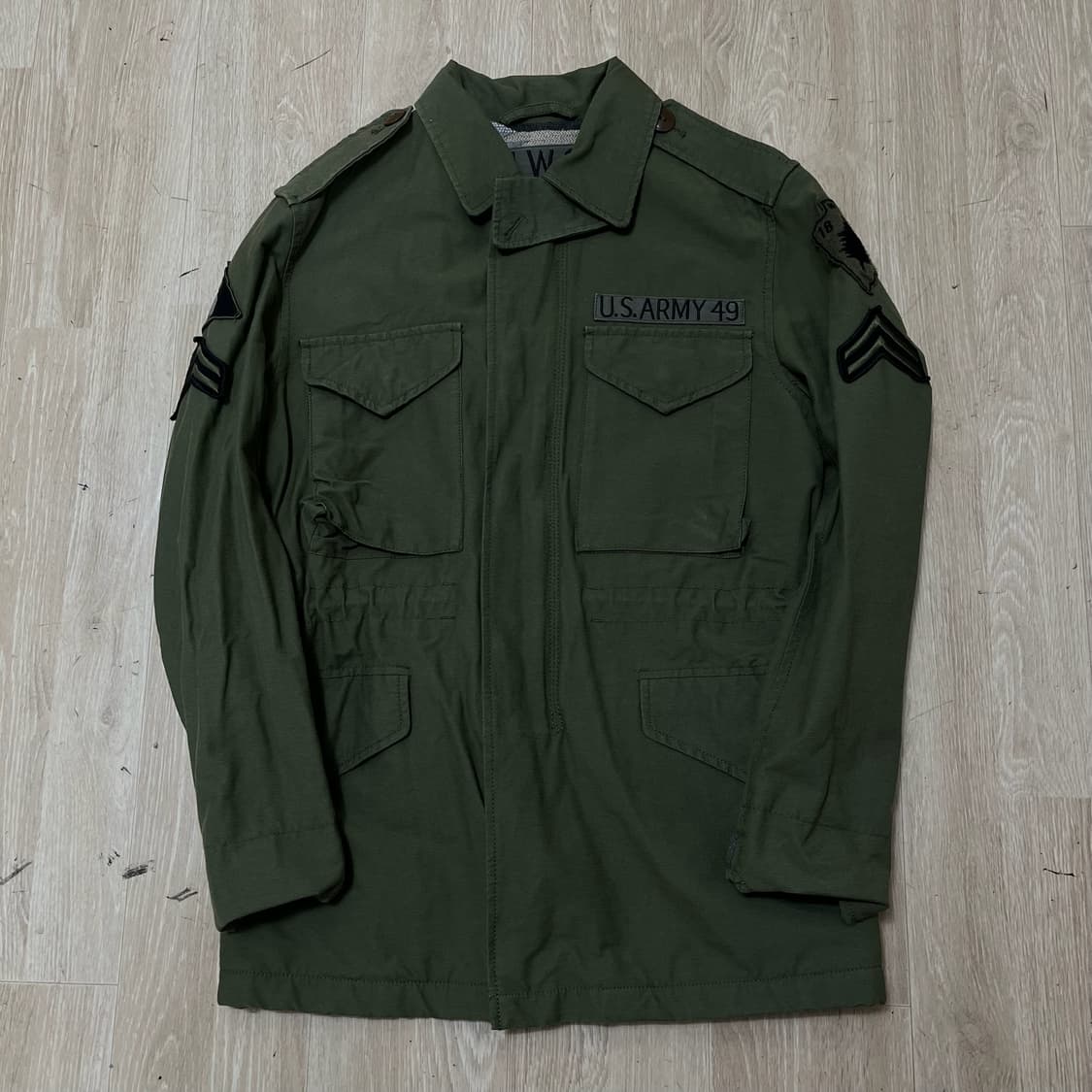 후아유 미군 밀리터리 와펜 M-51 필드 야상자켓 [카키] S/90 상품이미지1