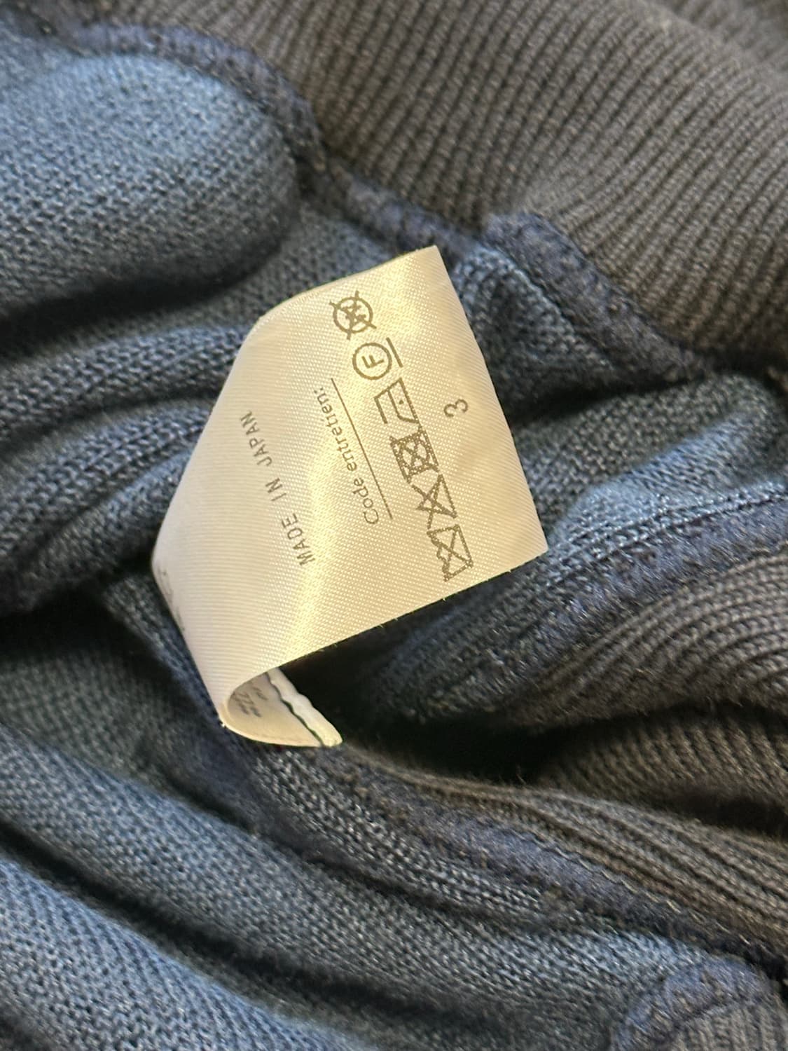 [3] 헤릴 (HERILL) 25ss 실크 코튼 후디 네이비 상품이미지7