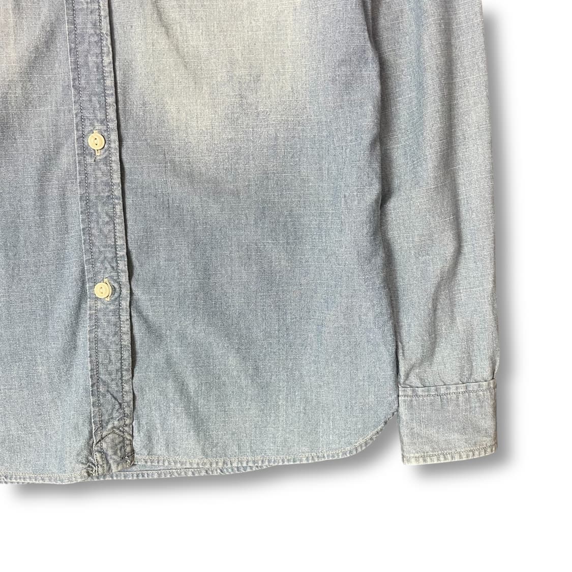 데님 앤 서플라이 랄프로렌 투포켓 데님 긴팔 셔츠 XXS 상품이미지4