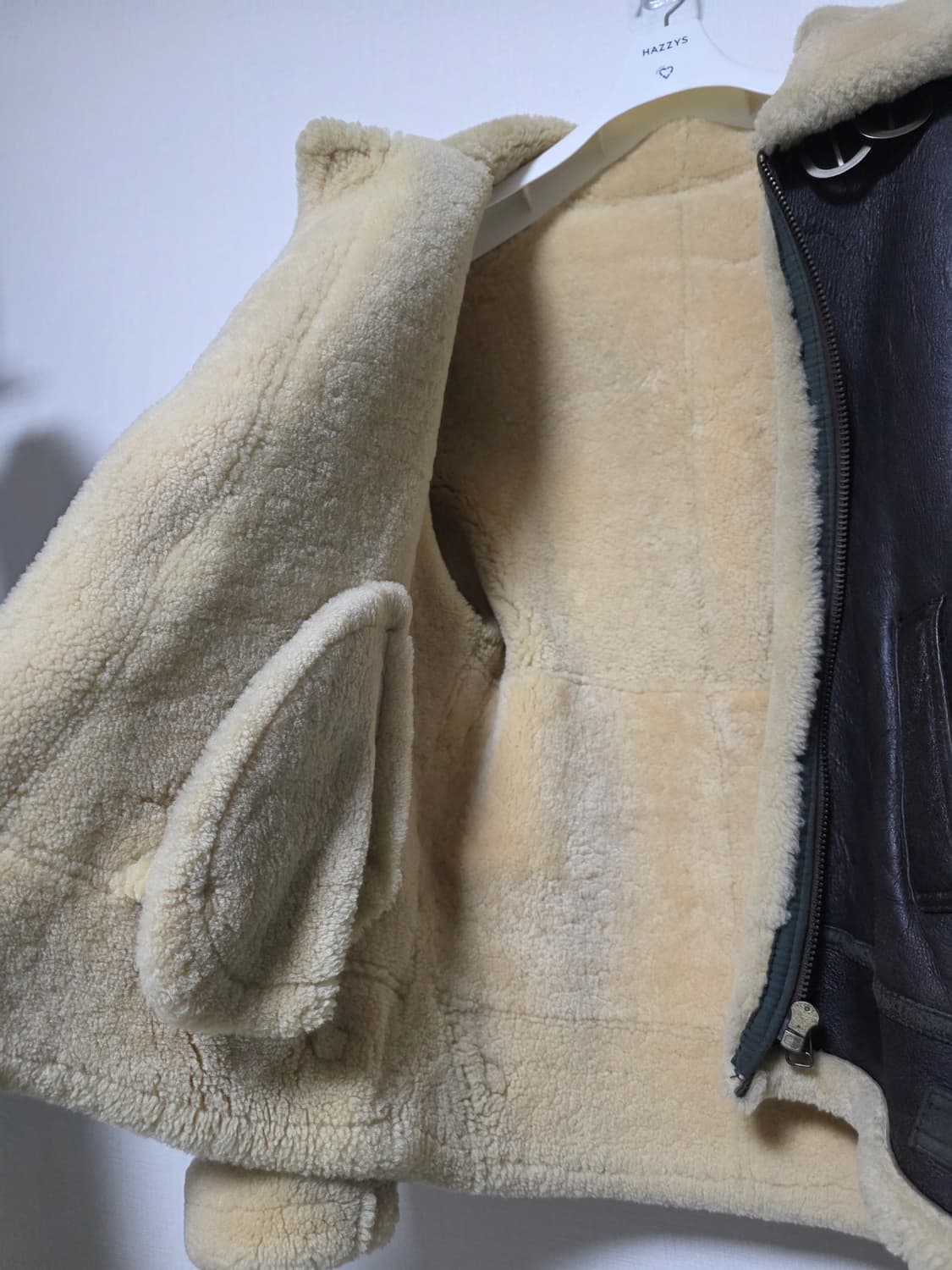 램스킨 양털 B-3 무스탕 상품이미지4