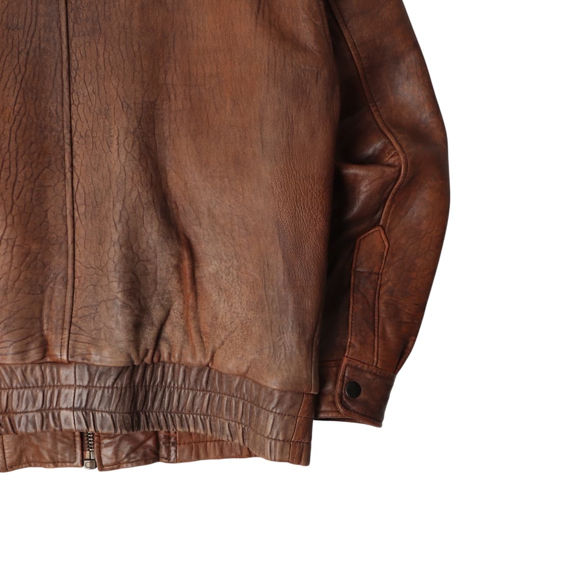 Lmogees 빈티지 시어링 봄버 레더자켓 상품이미지7