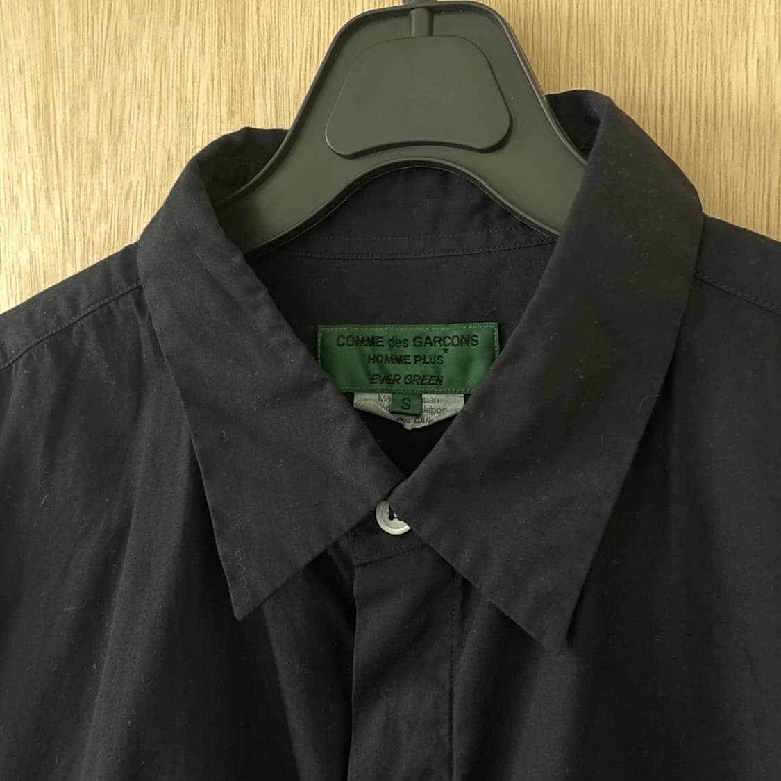 꼼데가르송 옴므플러스 에버그린 히든 버튼 셔츠 상품이미지4