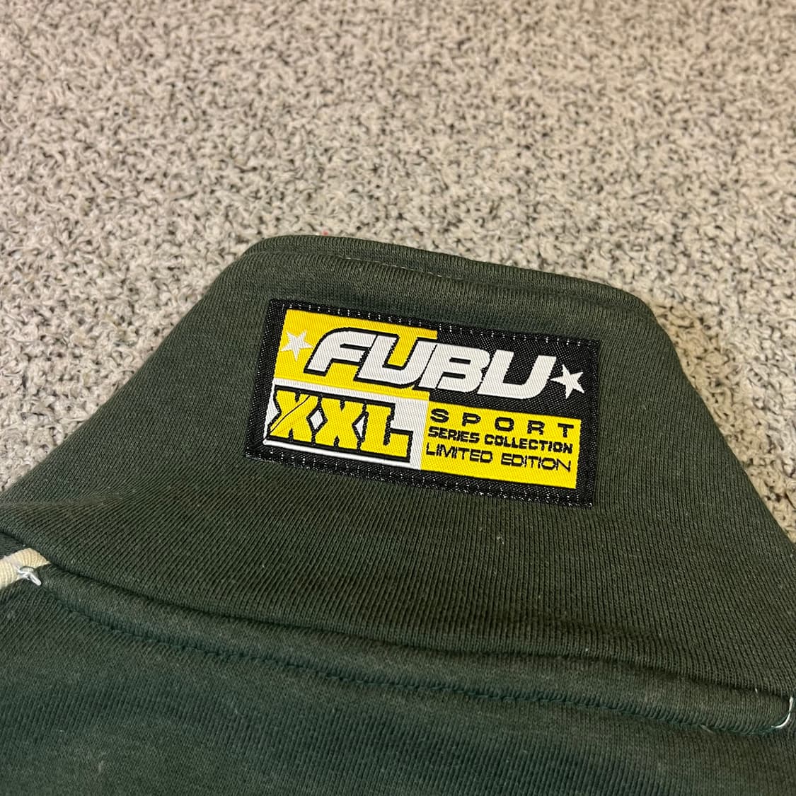 FUBU 후부 올드스쿨 빅로고 반집업 맨투맨 상품이미지4