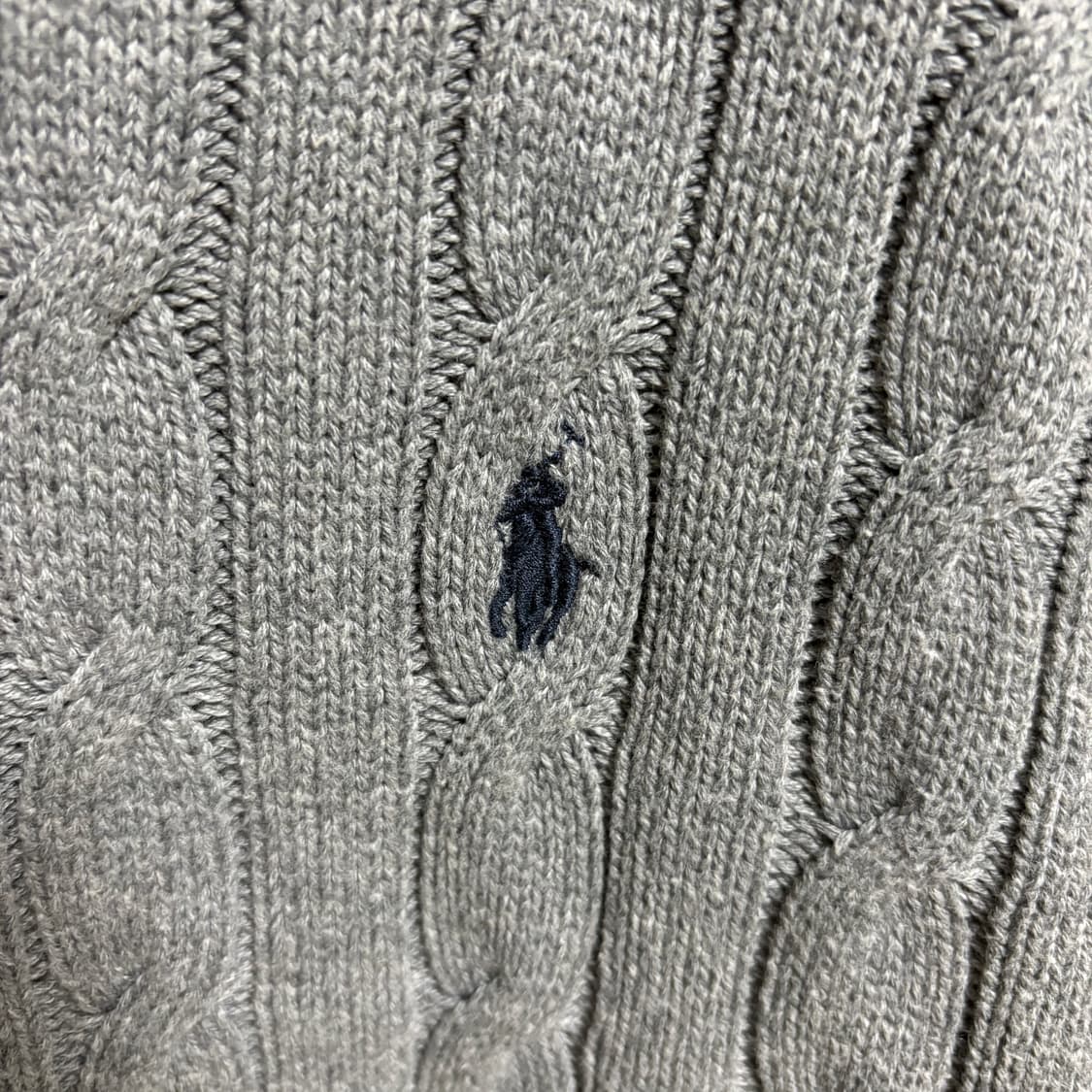 폴로 랄프로렌 케이블 니트 / 그레이, XL 상품이미지5