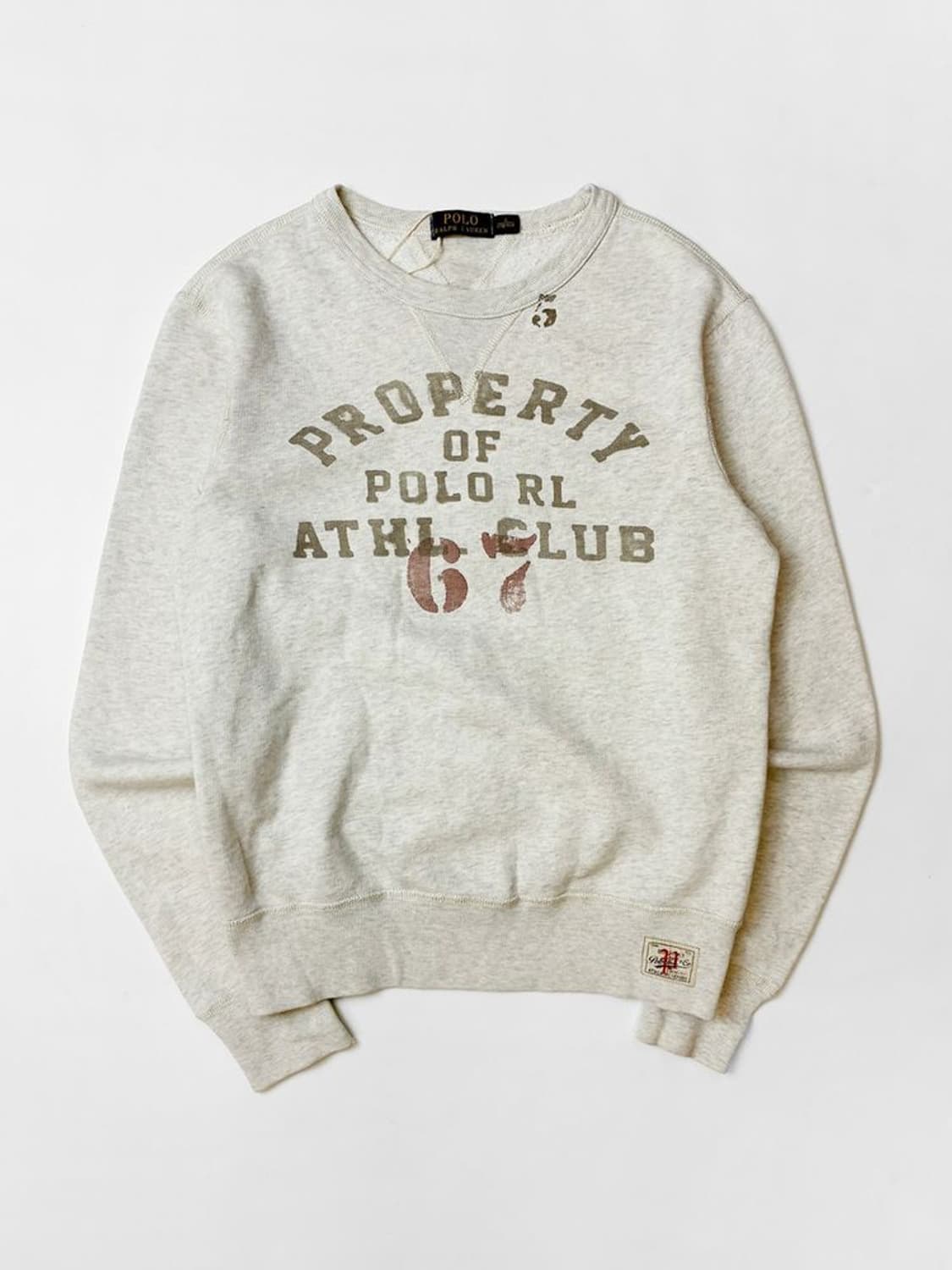 폴로 랄프로렌 피그먼트 로고 맨투맨 PN5154 상품이미지1