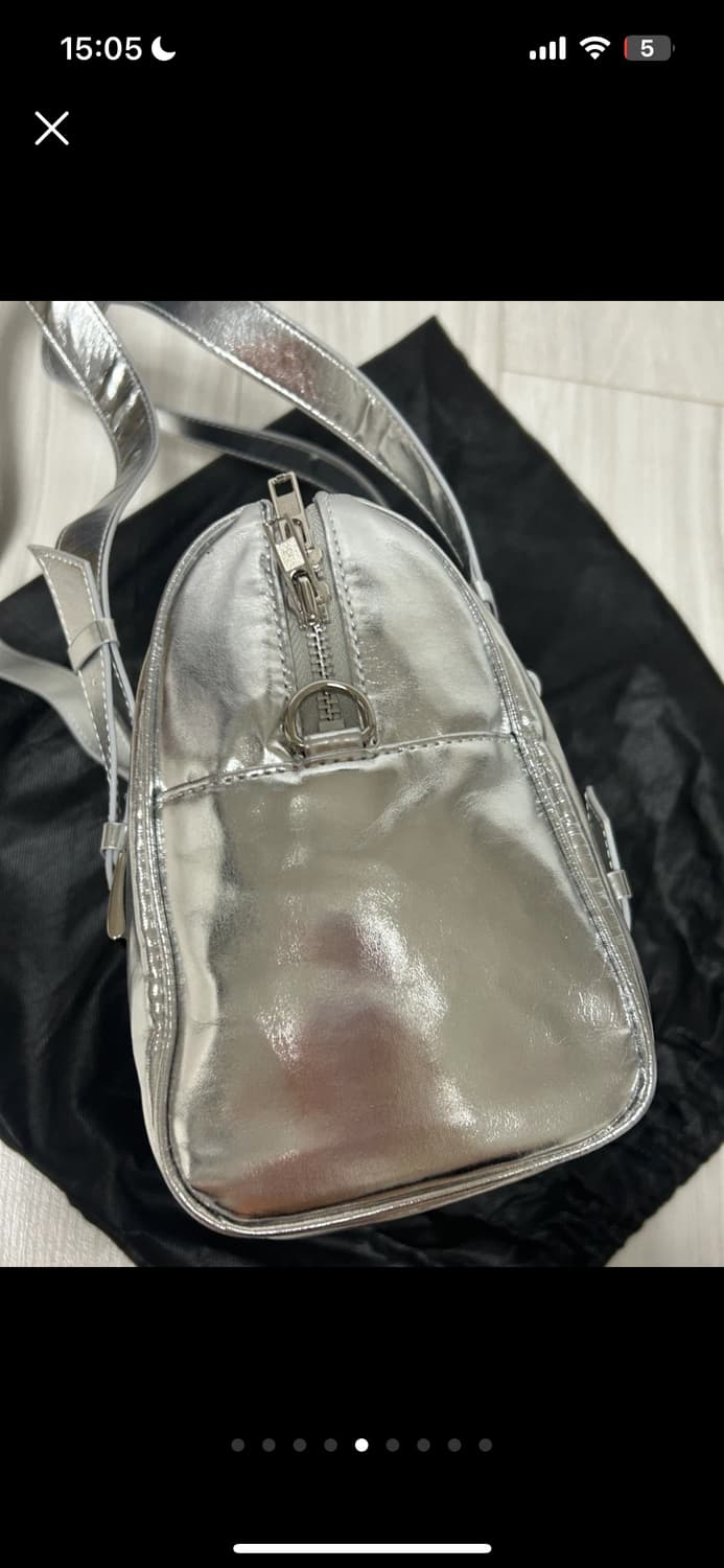 [LEEY] PALQUE BELT TOTE BAG SILVER/가격내림X 상품이미지5