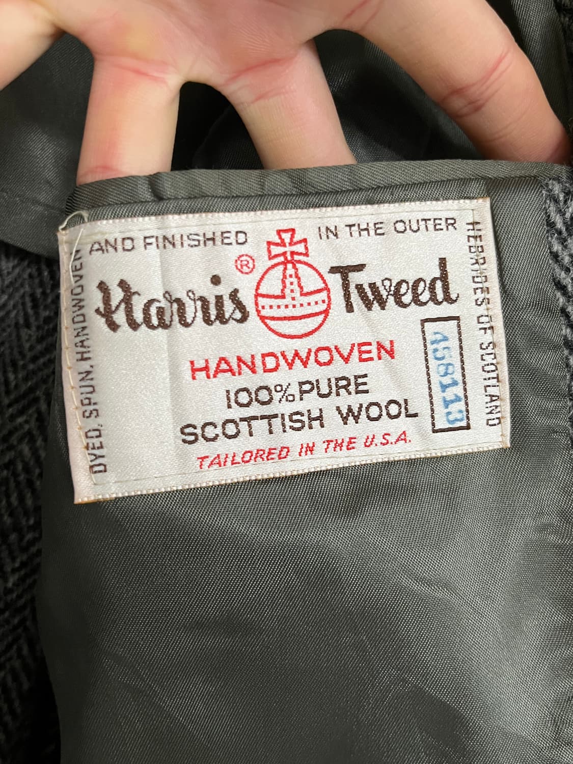 80s VINTAGE HARRISTWEED JACKET 상품이미지9