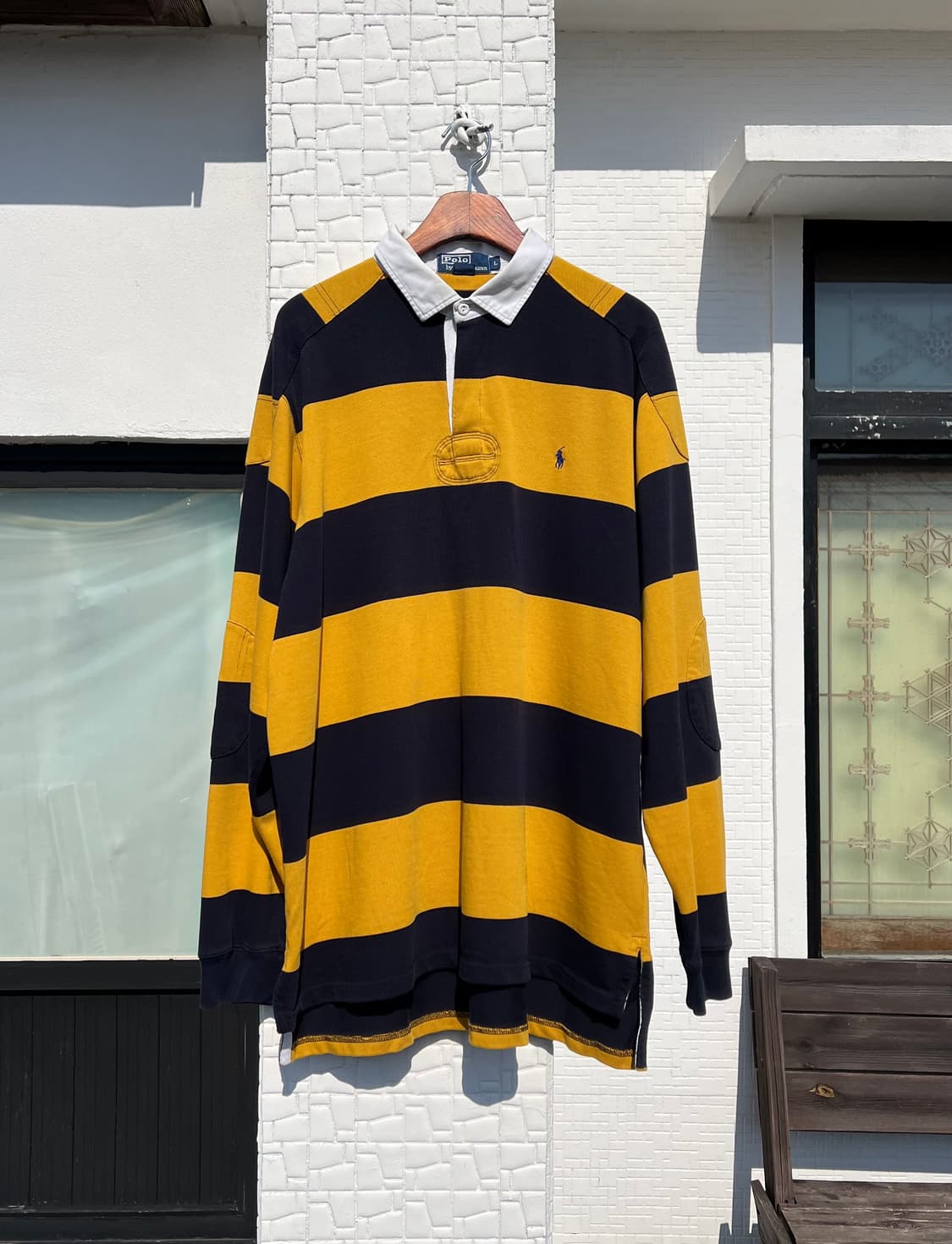 90s 폴로 랄프로렌 럭비티 L 상품이미지2