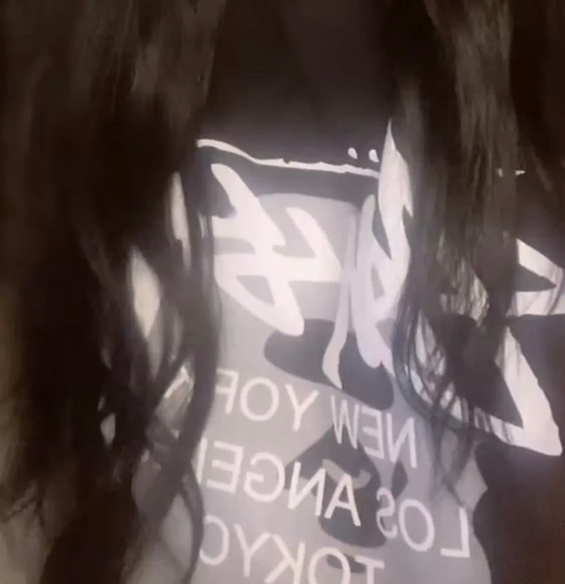 틱톡커 이예령 착용) 베이프 스투시 콜라보 티셔츠 상품이미지2