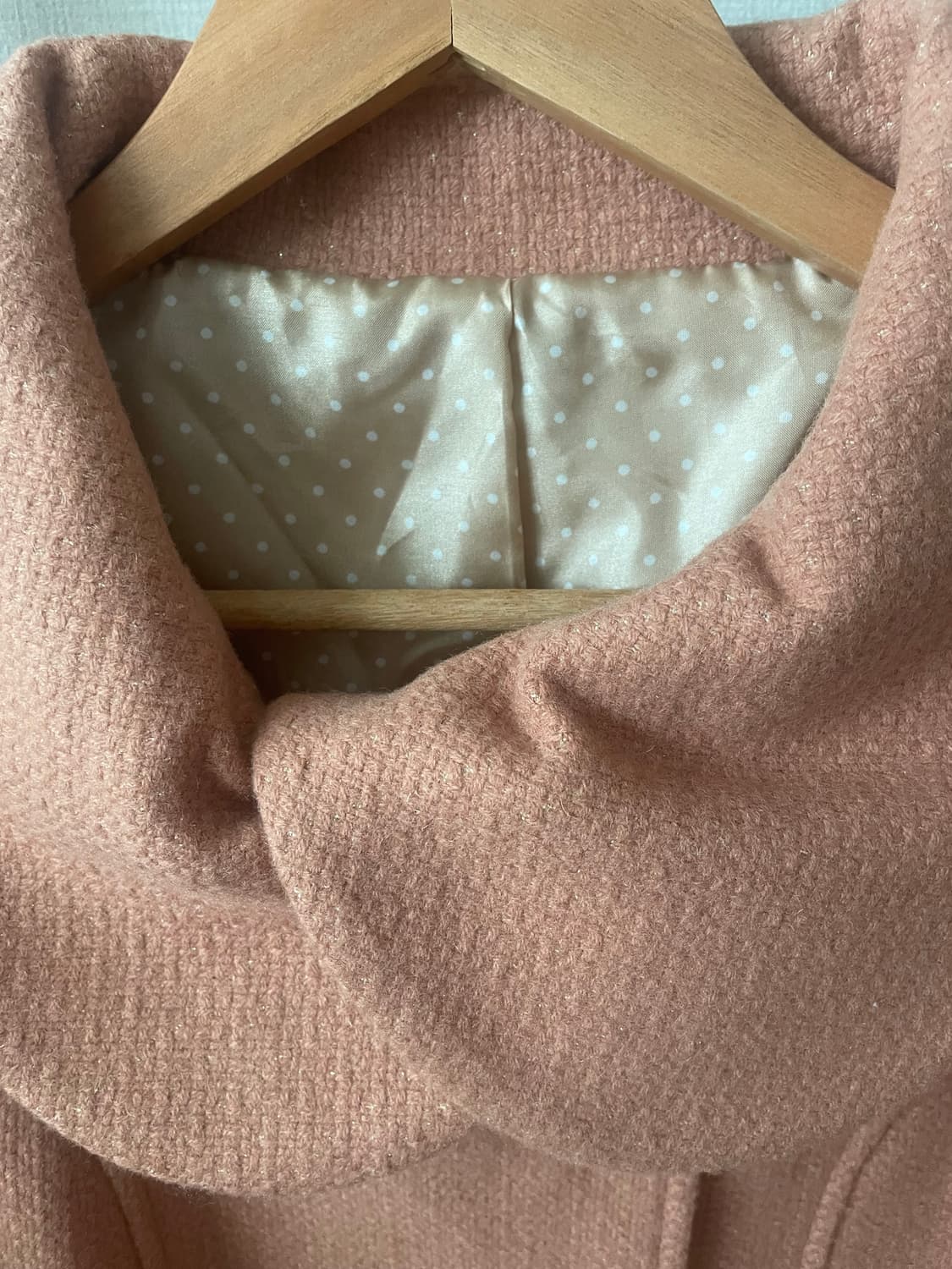 모리걸 빈티지 핑크베이지 러블리 숏코트 💗🤍 상품이미지2