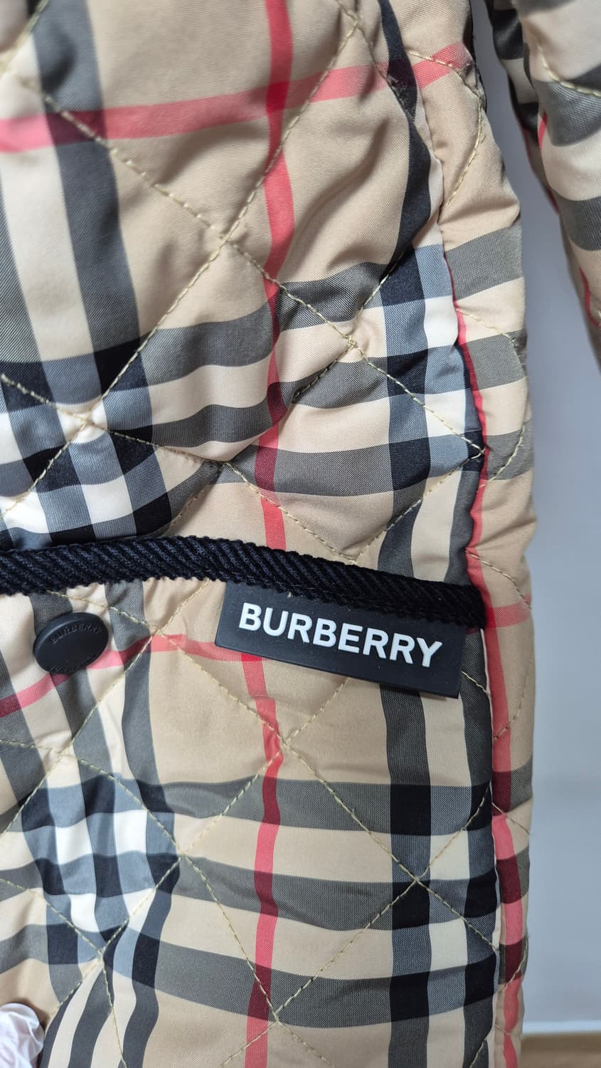 버버리 키즈 퀄팅 코듀로이 자켓 상품이미지5