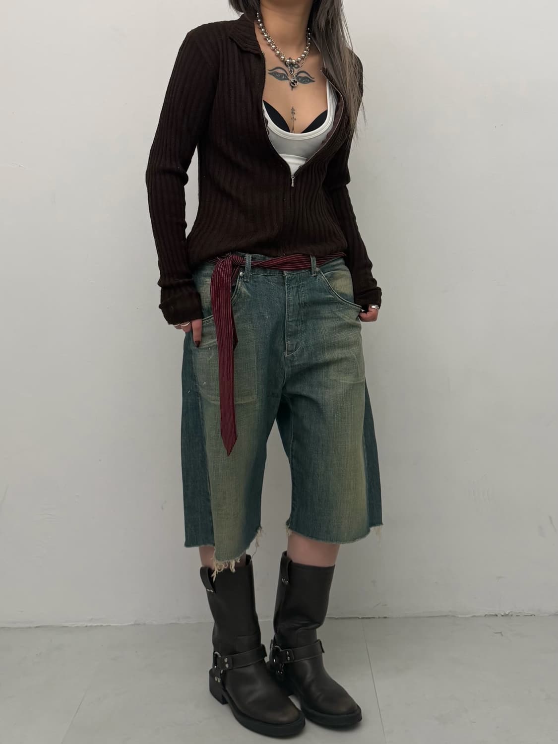 리바이스 엔지니어드 옐로우 워싱 하프팬츠 상품이미지4