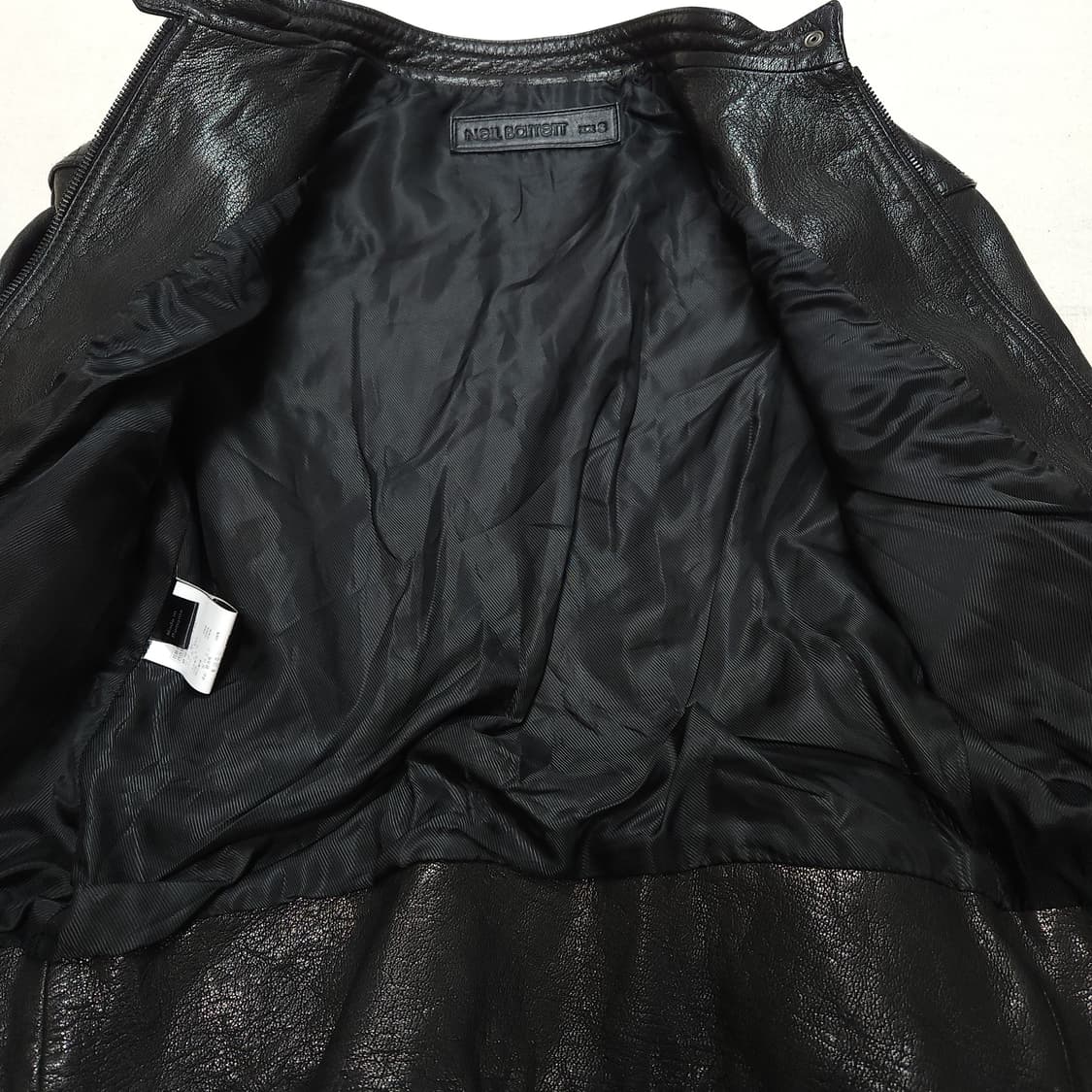 [XXS] 닐바렛 램레더 바이커 자켓 상품이미지7