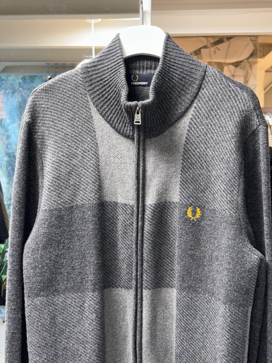 프레드페리 집업 니트 자켓 상품이미지5