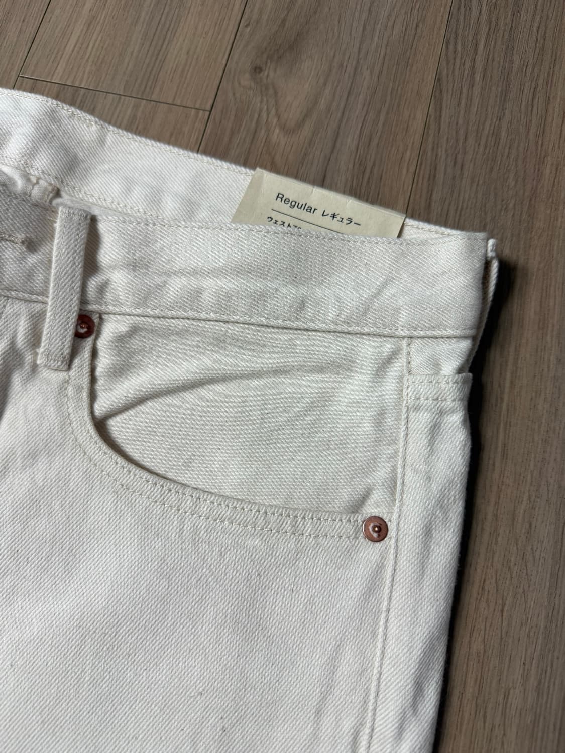 무지 muji (새상품) 에크루데님입니다 상품이미지3