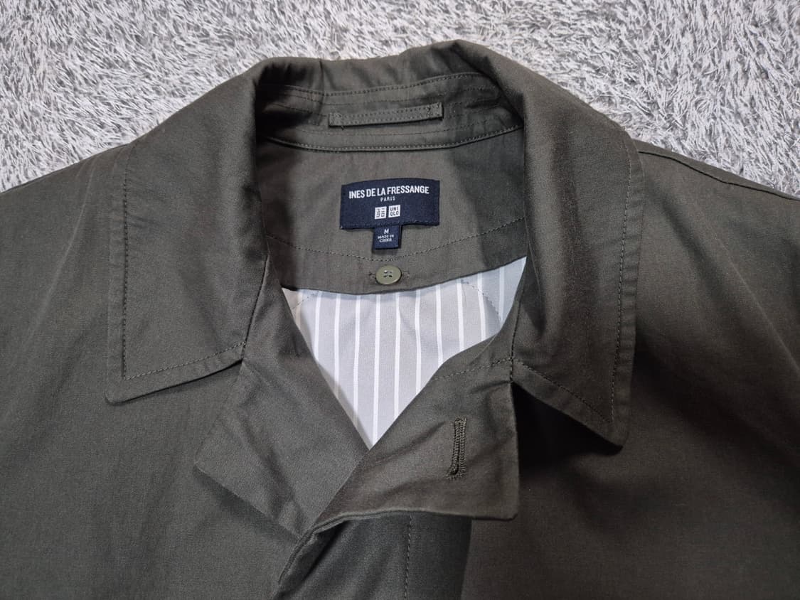 유니클로X이네스 남성 컨버터블 칼라 코트 M 상품이미지3