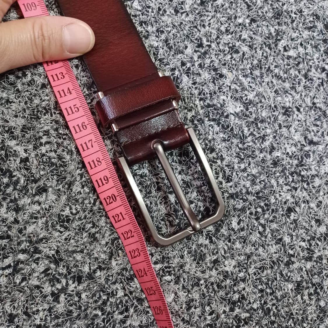 빈티지 가죽 벨트 브라운 상품이미지6