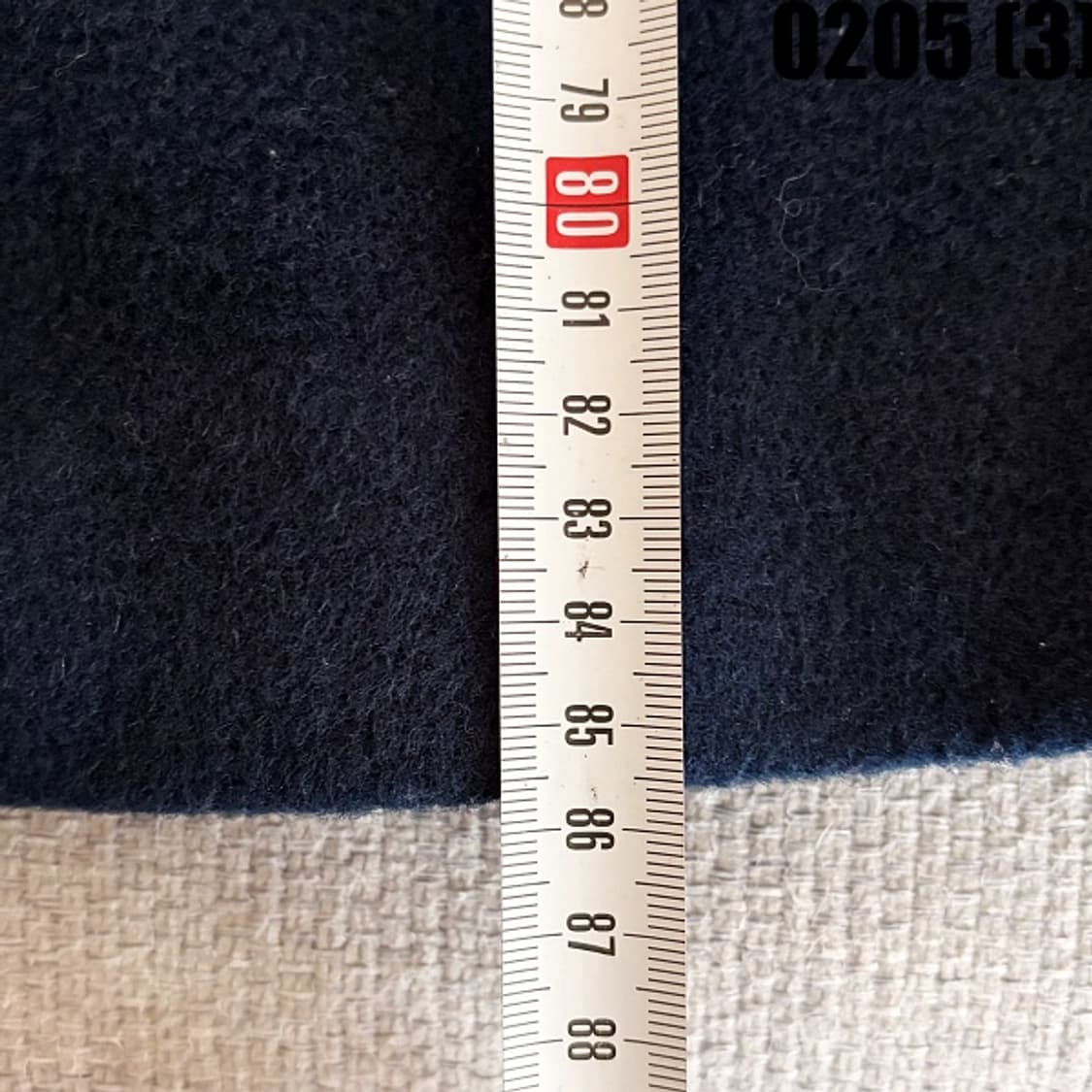 [2] 온앤온 네이비 지퍼 디테일 모직 롱 코트 0205(3) 상품이미지7