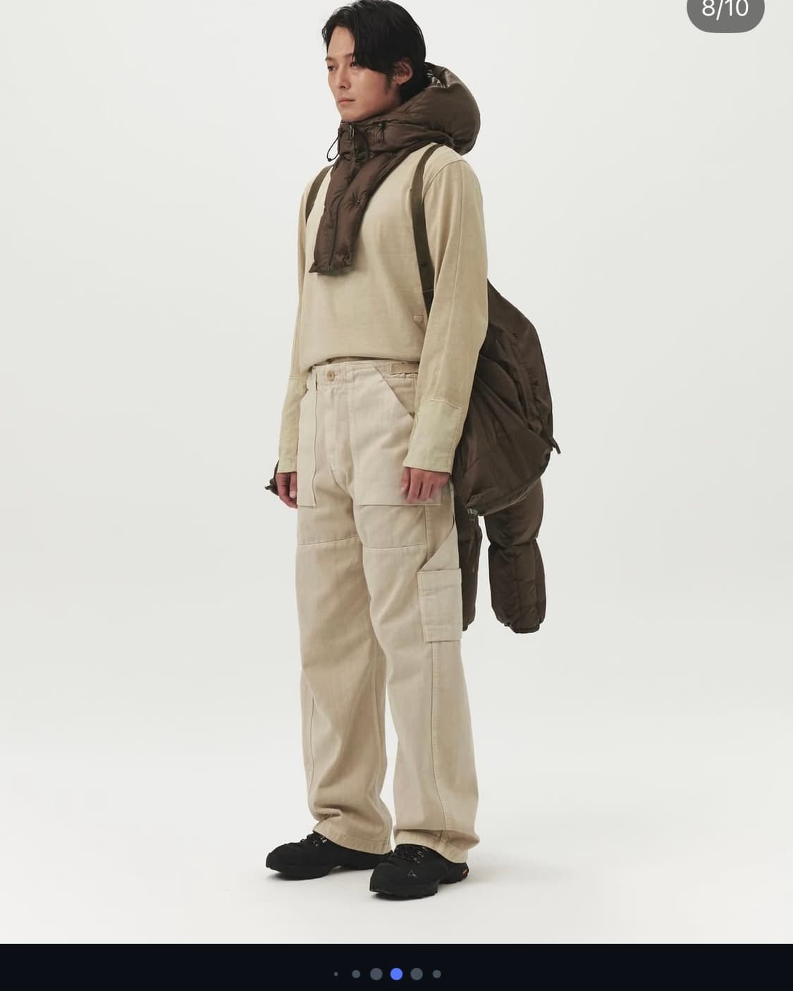 Down Parka 2Type brown 상품이미지6