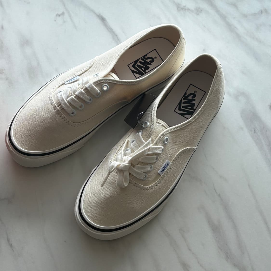  VANS 반스 에너하임 애너하임 어센틱 아이보리 270 미착용 새상품  상품이미지3