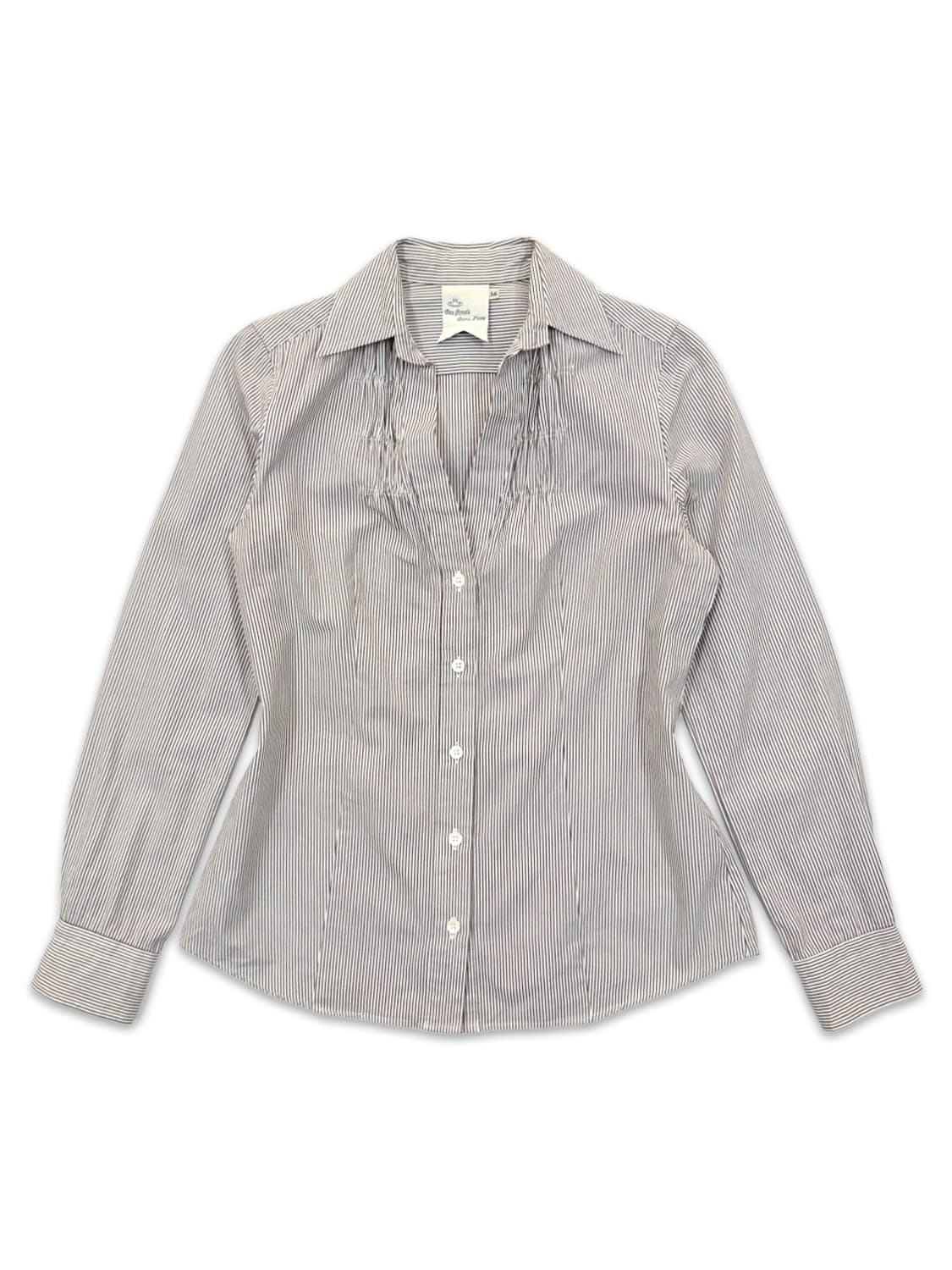 빈티지 Des Ponds Dans L’eau 스트라이프 블라우스 상품이미지1