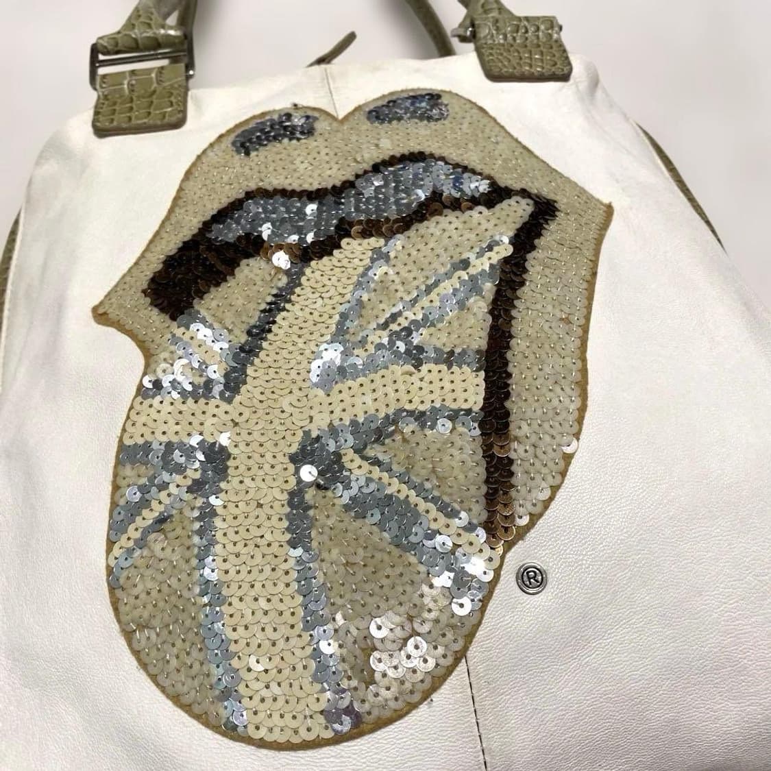 muta × ENUOVE × Rolling Stones 아이보리 토트백 상품이미지3