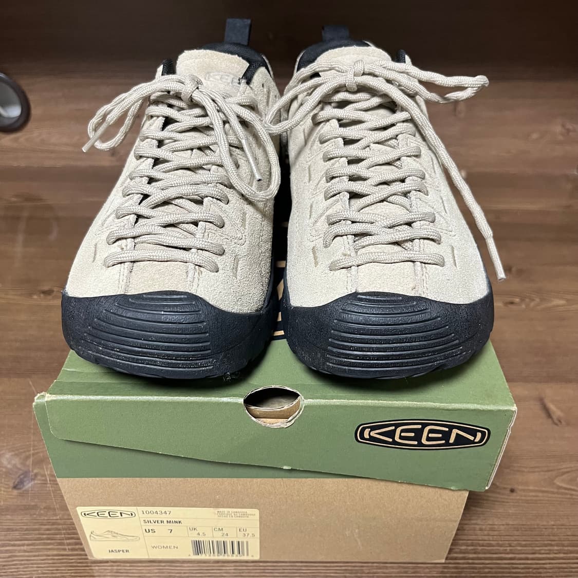 (W240) 킨 재스퍼 스웨이드 스니커즈 실버 밍크 상품이미지3