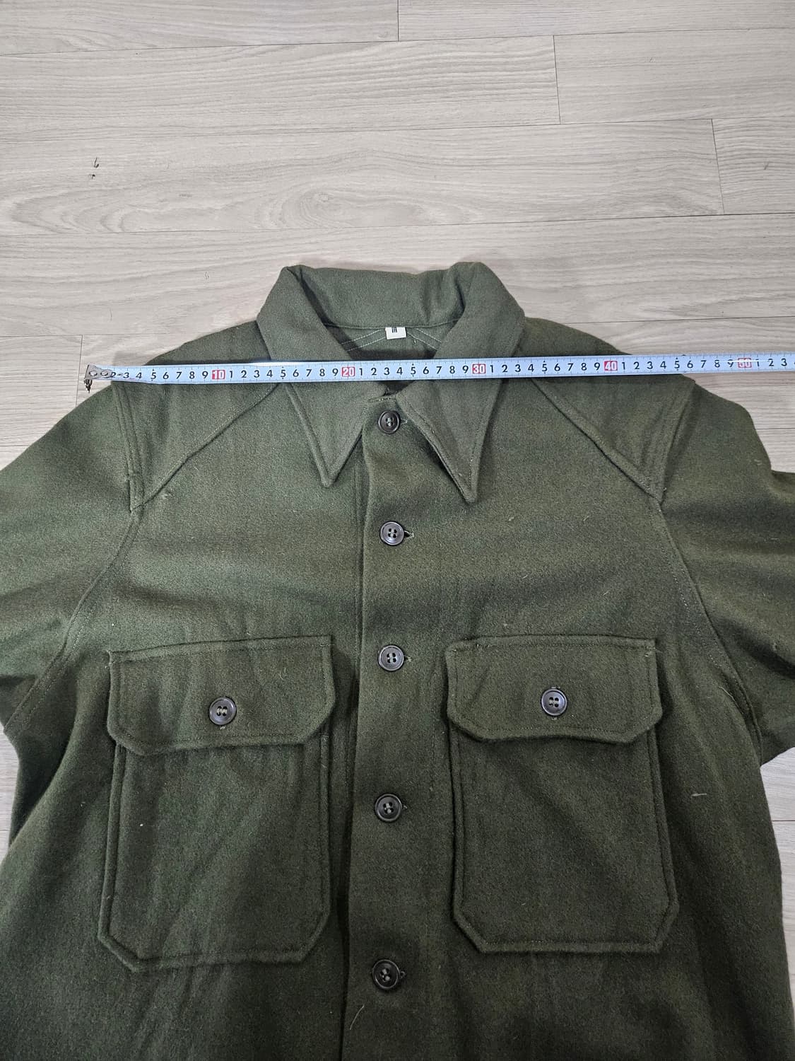 50s 미군오리지날 og108 울셔츠 데드스탁 상품이미지6