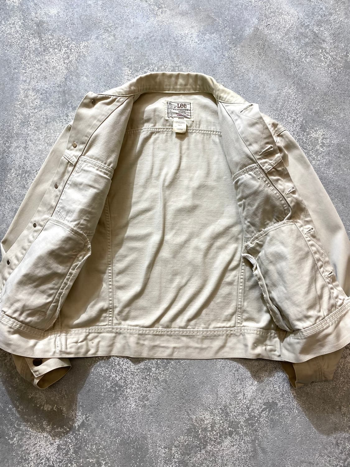 [L] 90s Lee 0424 리 웨스터너 자켓 Made in japan 상품이미지6