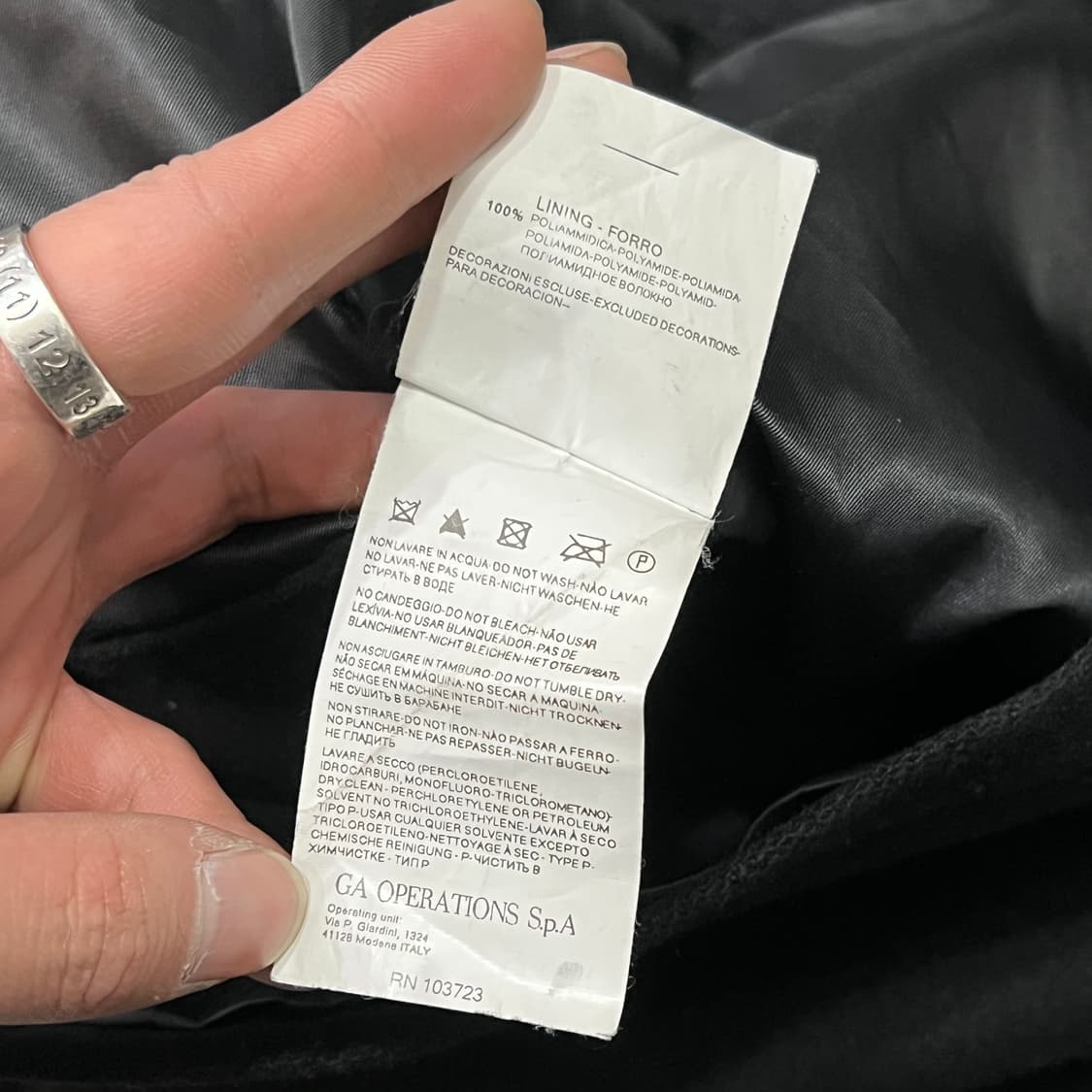  아르마니 진스 미니멀 카라자켓 y14605 상품이미지8