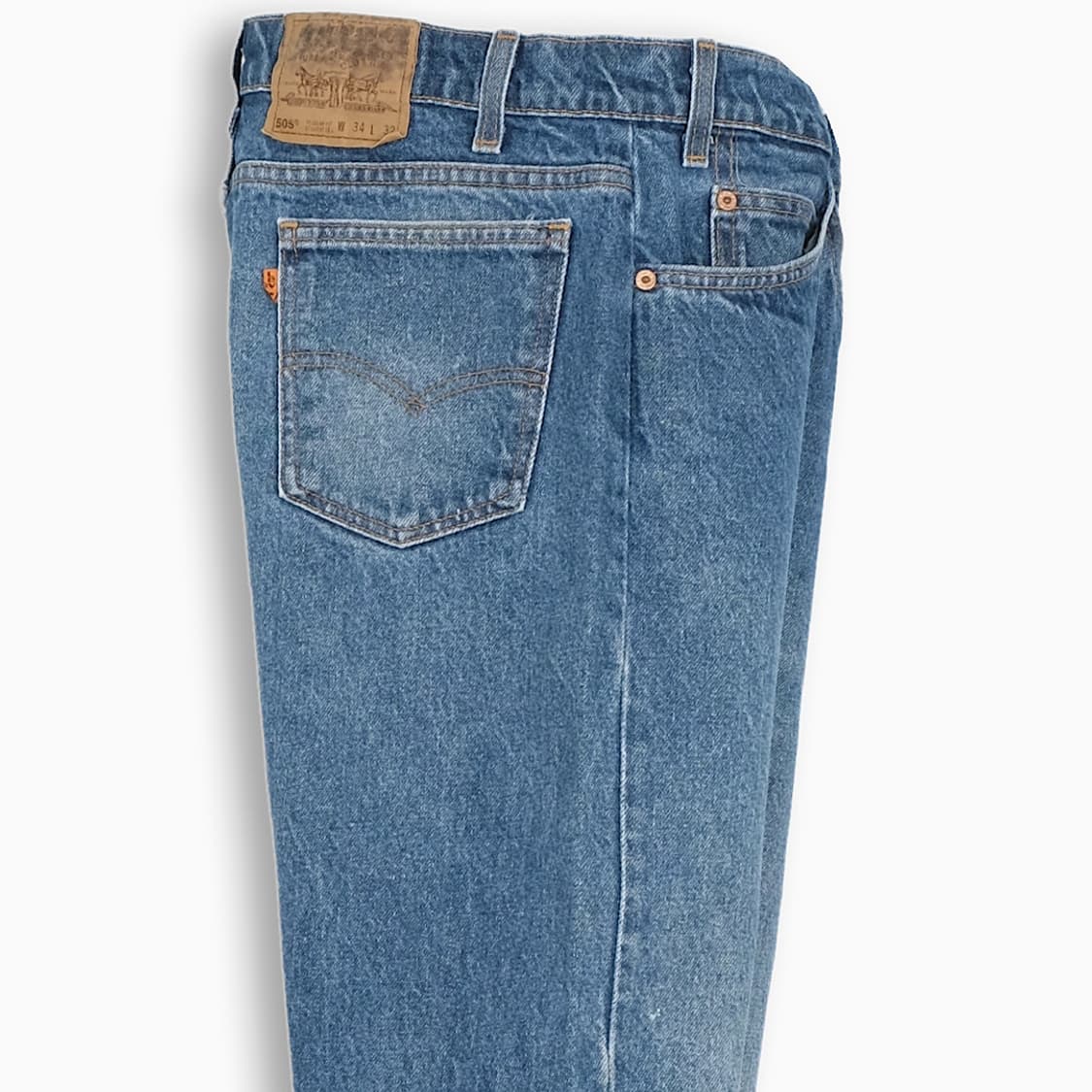 리바이스 505 오렌지탭 중청 90sUSA 33 사이즈 OR5053464 상품이미지5