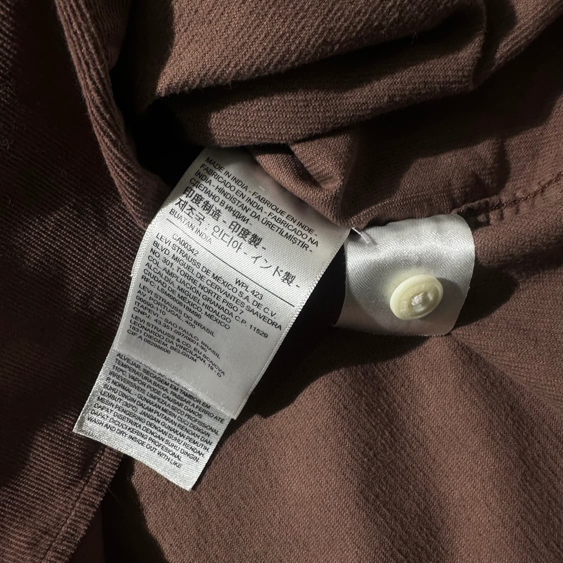 리바이스 코듀로이 웨스턴 워크 셔츠 상품이미지7