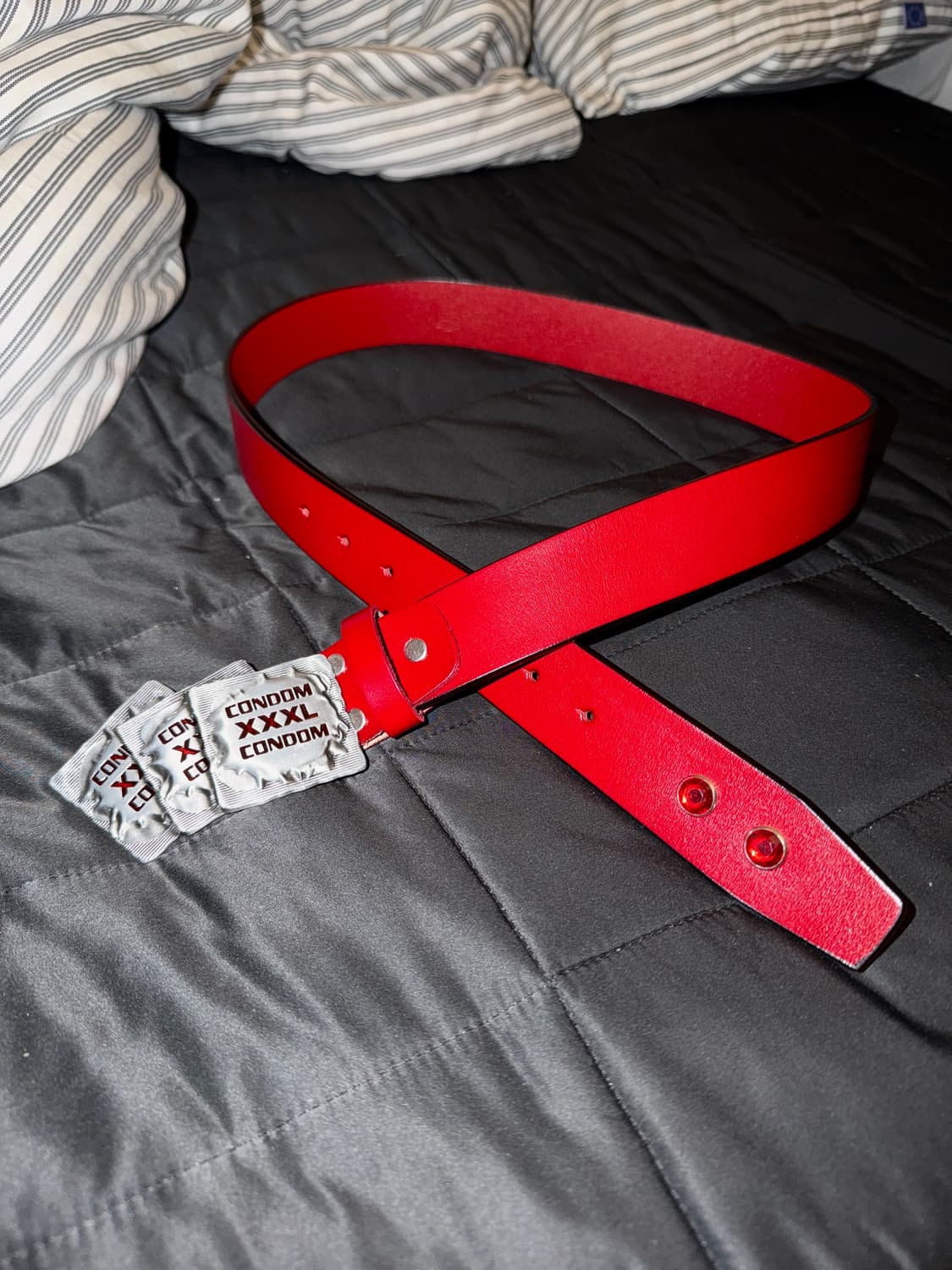 콘돔 잼스톤 레더 벨트 상품이미지3
