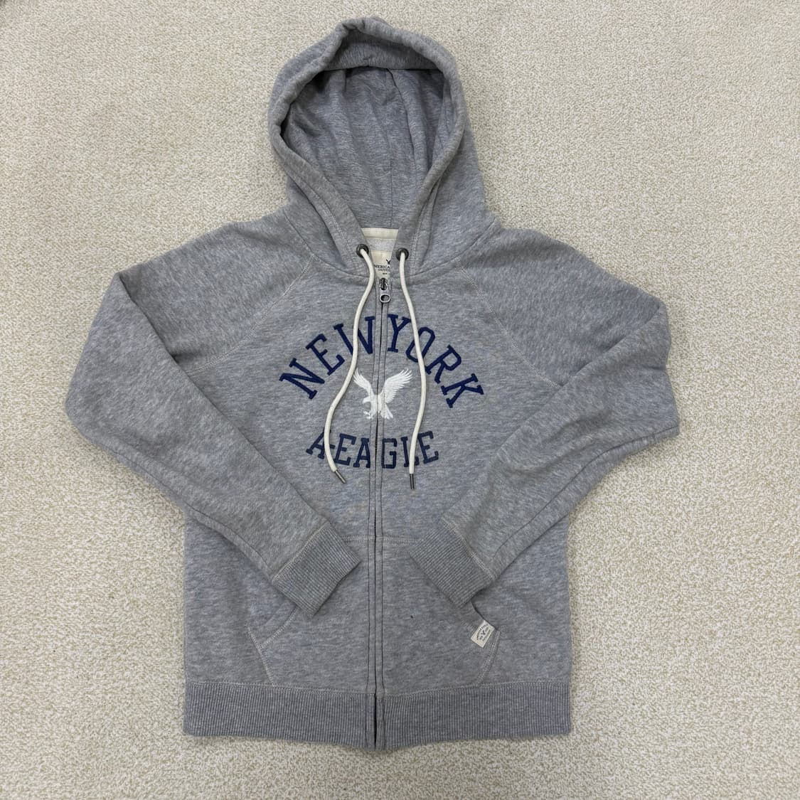 [XS] 아메리칸이글 빅로고 그레이 후드집업 1226T2 상품이미지1